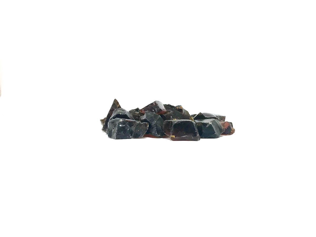 Enhance A Fire 1-2" 5 Lb. Rusty Iron Recycled Crushed Fire Glass for Gas Fireplace, Electric Fireplace and Outdoor Gas Firepit