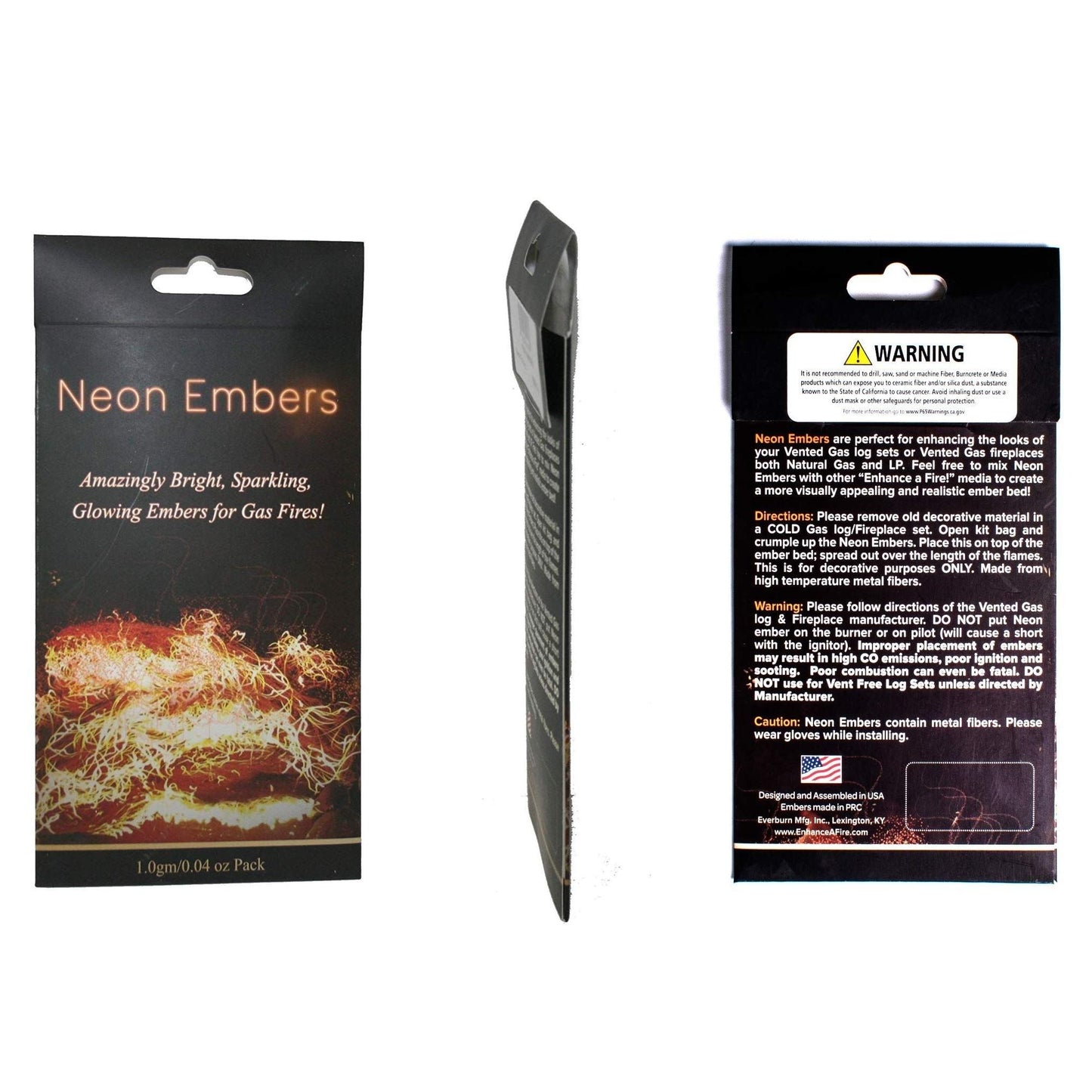 Enhance A Fire 24-Pack 1 Gram Neon Embers for Indoor Gas Logs and DV Gas Fireplace