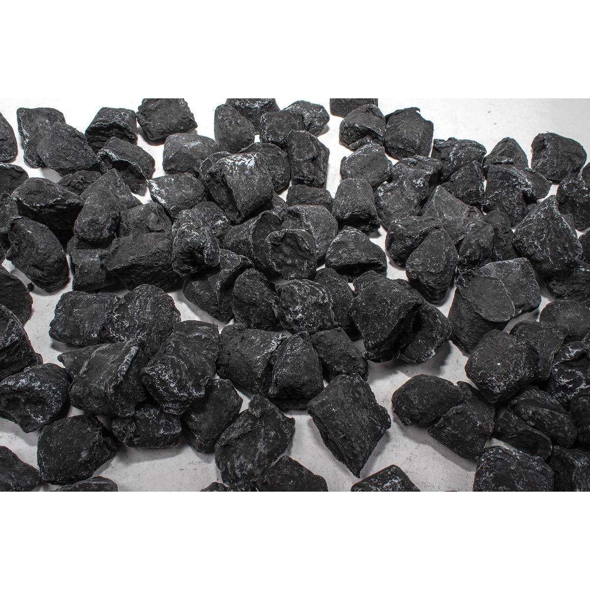 Enhance A Fire 1 Lb. Andiron Black Premium Decorative Embers for Indoor Vented Gas Logs and Fireplace
