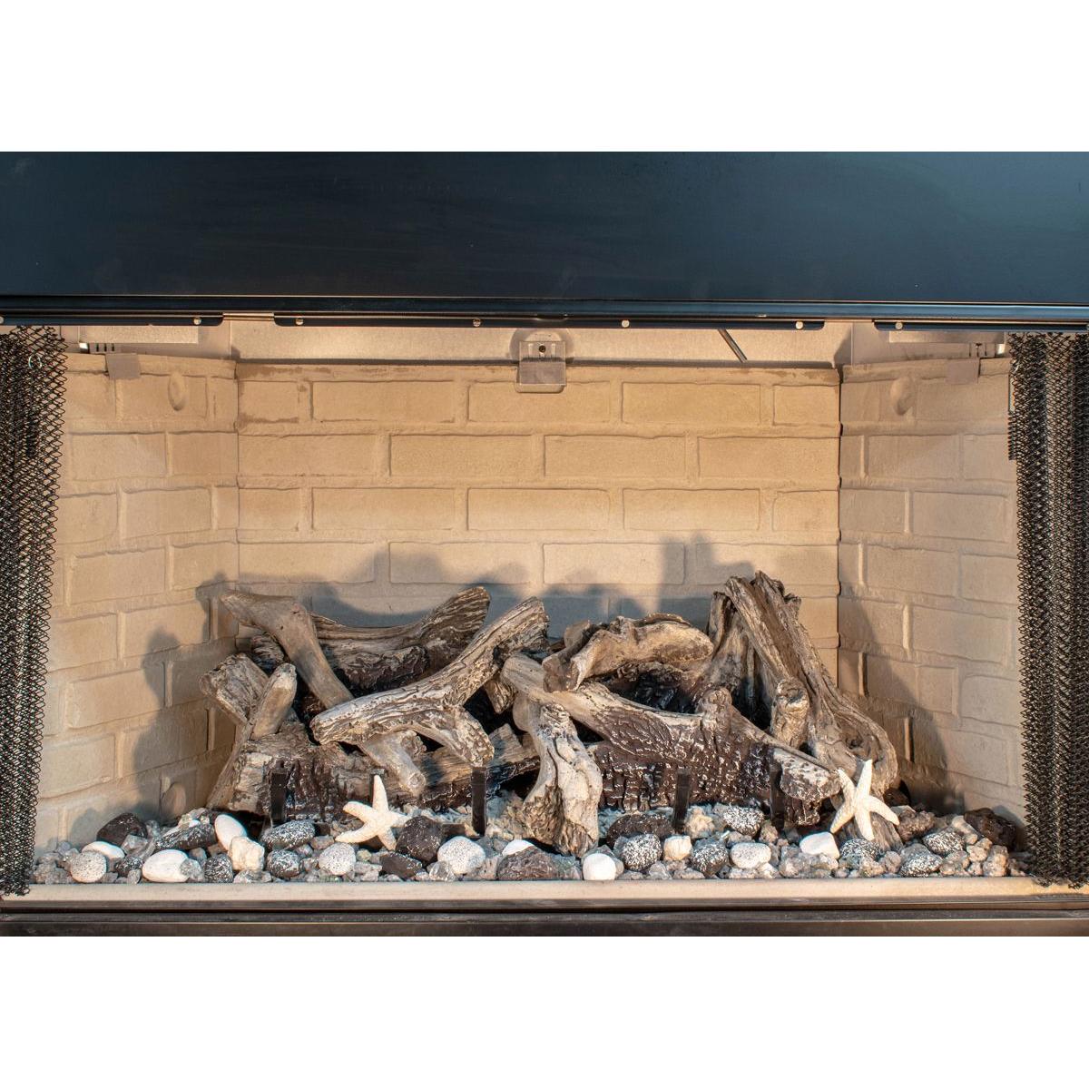 Enhance A Fire 1.78 Lb. Orka Luxury Decorative Mixed Media Set for Gas Fireplace, Log Set and Firepit