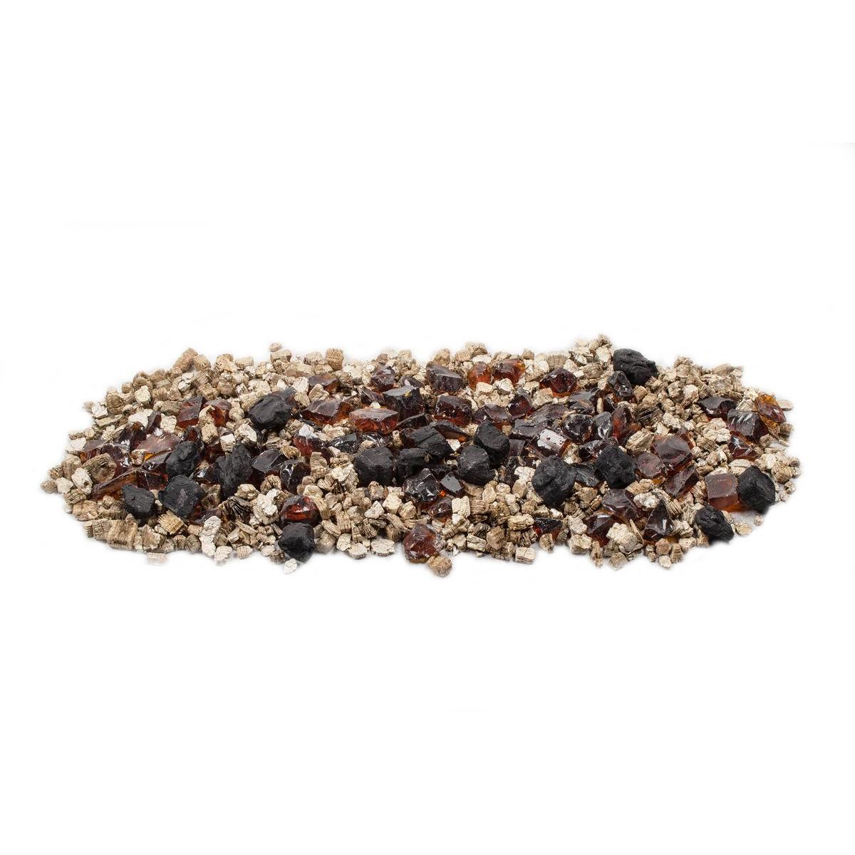 Enhance A Fire 1.80 Lb. Kiln Fire Luxury Mixed Media Ember Bed Kit for Indoor Vented Gas Logs and Fireplace