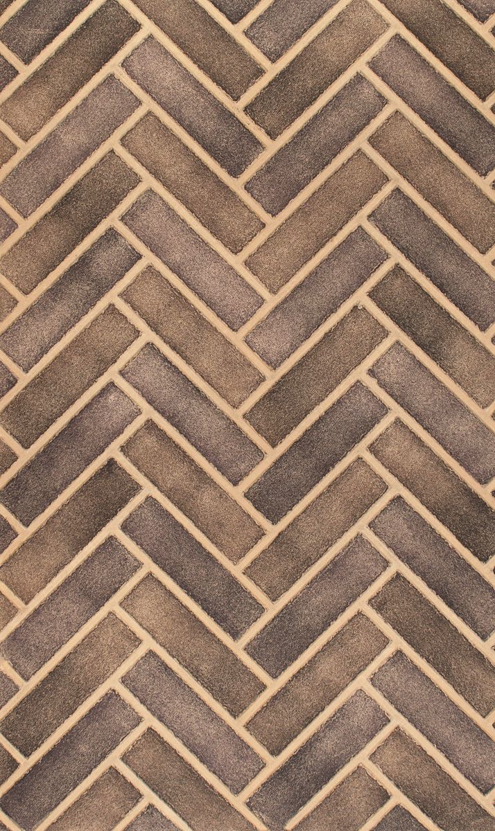Enhance A Fire 22" x 36" 2-Piece Tavern Brown Herringbone Vertical Premium Fiber Brick Panels for Gas Fireplaces and Gas Log Conversions