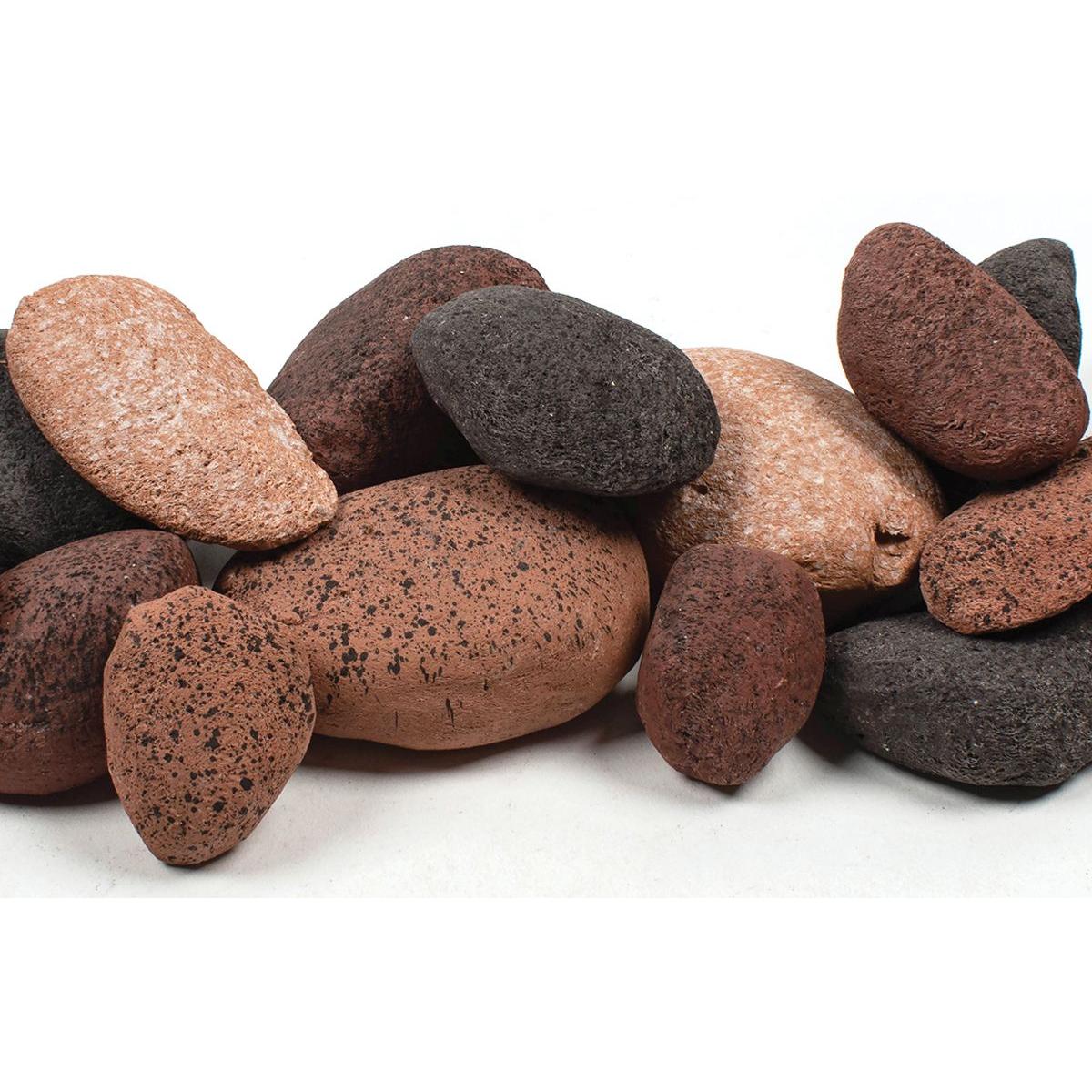 Enhance A Fire 25-Piece 1 Lb. Red Rock Canyon Luxury Decorative Stone Set for Indoor Linear DV Gas Fireplace, Electric Fireplace and Outdoor Firepit