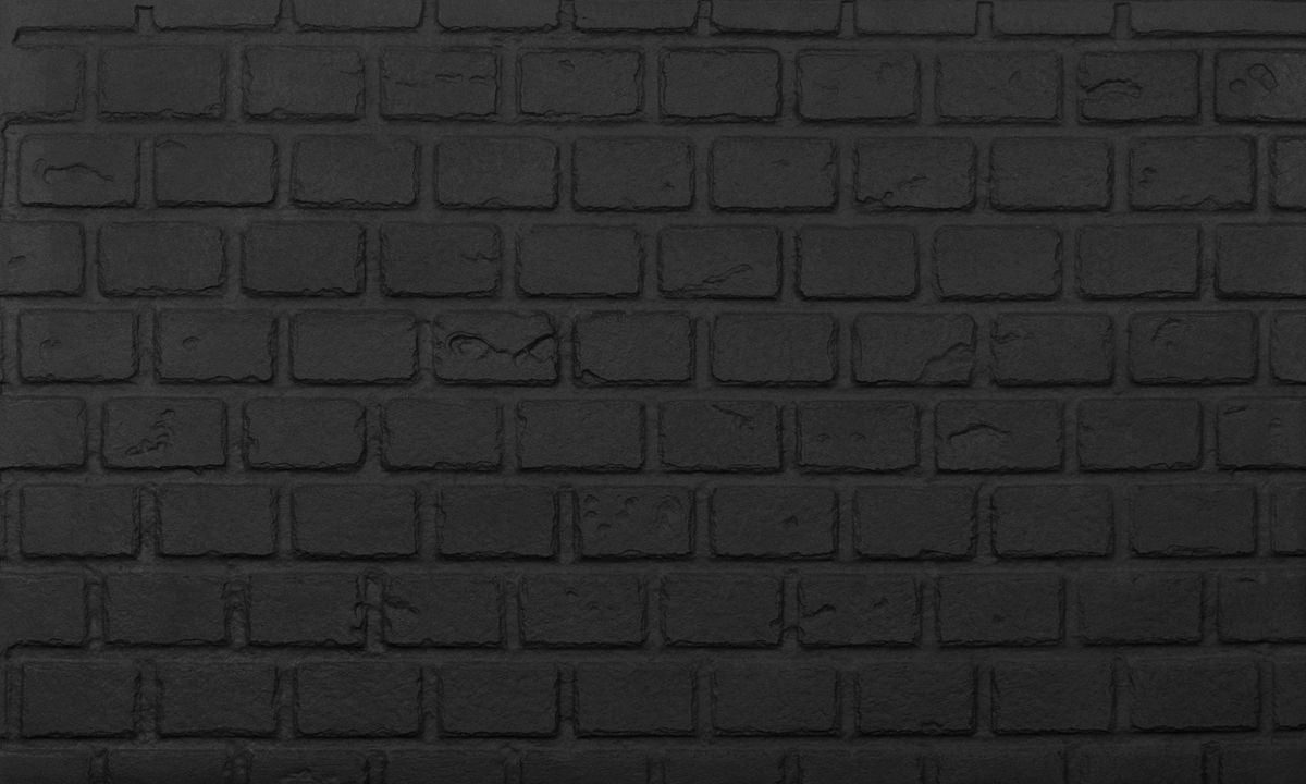 Enhance A Fire 36" x 22" 2-Piece Black Small Clinker Vertical Premium Fiber Brick Panels for Gas Fireplaces and Gas Log Conversions