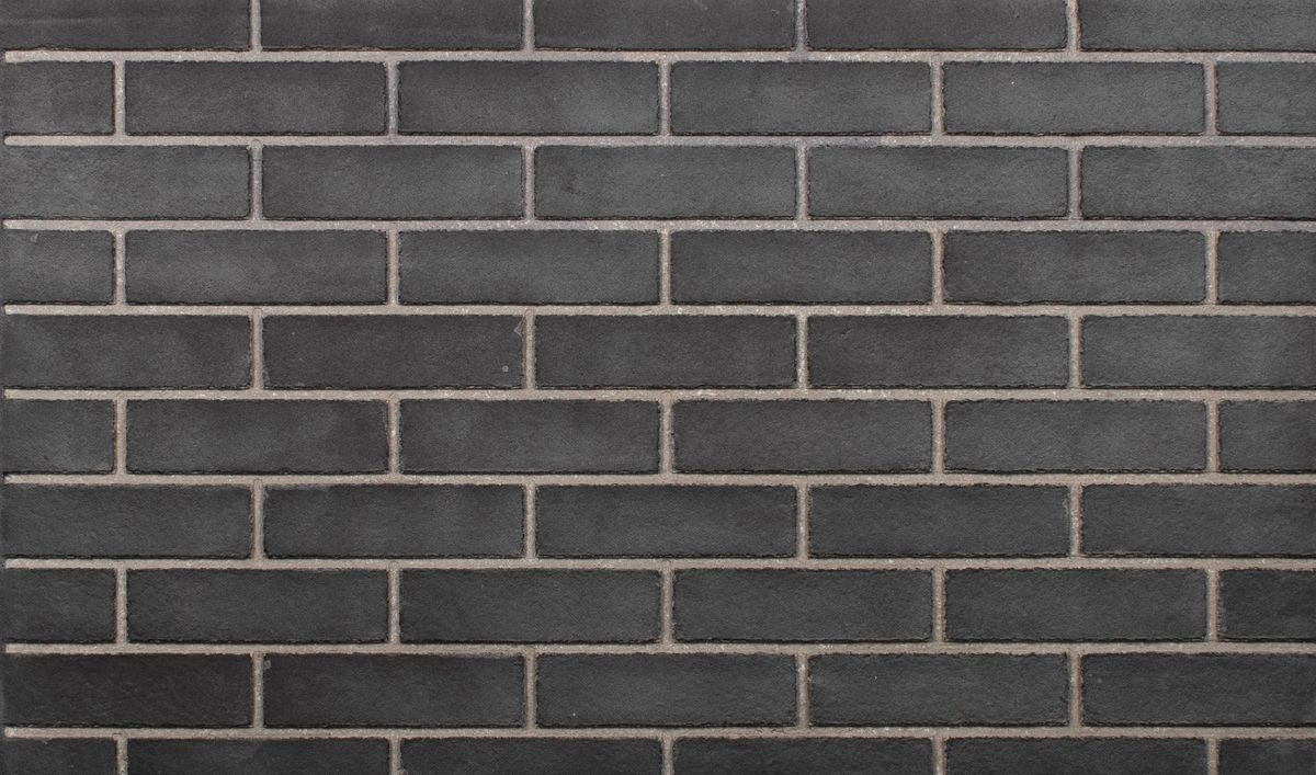 Enhance A Fire 36" x 22" 2-Piece Black Tie Traditional Horizontal Premium Fiber Brick Panels for Gas Fireplaces and Gas Log Conversions