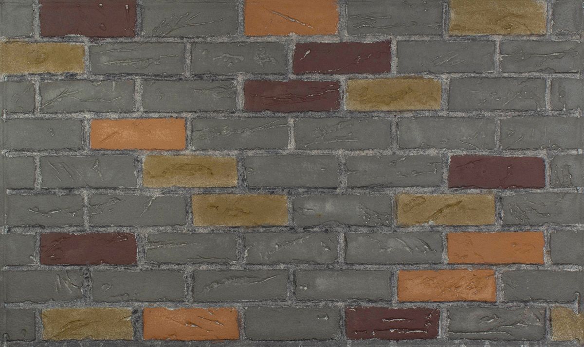Enhance A Fire 36" x 22" 2-Piece Chardonnay Clinker Horizontal Premium Fiber Brick Panels for Gas Fireplaces and Gas Log Conversions