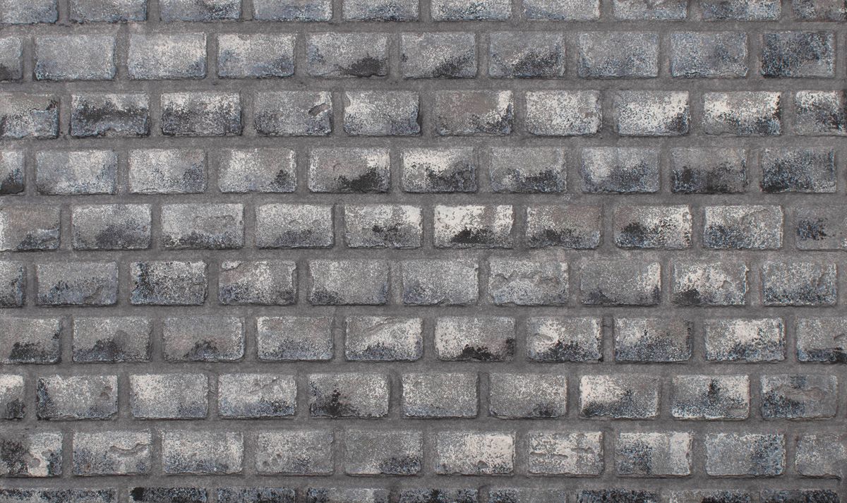 Enhance A Fire 36" x 22" 2-Piece Dark Alley Small Clinker Vertical Premium Fiber Brick Panels for Gas Fireplaces and Gas Log Conversions