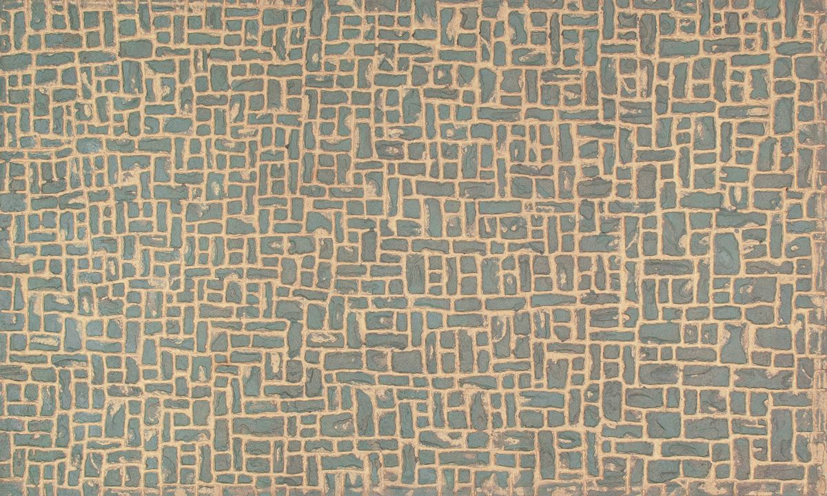 Enhance A Fire 36" x 22" 2-Piece Dying Green Mudstone Architectural Fiber Panels for Gas Fireplaces and Gas Log Conversions