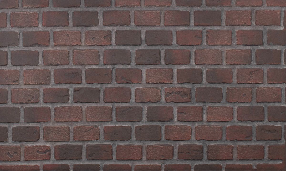 Enhance A Fire 36" x 22" 2-Piece Old Town Red Small Clinker Vertical Premium Fiber Brick Panels for Gas Fireplaces and Gas Log Conversions