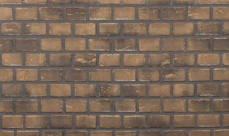 Enhance A Fire 36" x 22" 2-Piece Standard Brown Small Clinker Vertical Premium Fiber Brick Panels for Gas Fireplaces and Gas Log Conversions