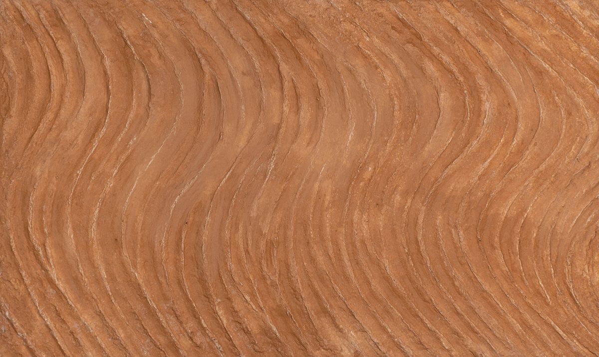 Enhance A Fire 36" x 22" 2-Piece Tarnish Heavy Mortar Wave Architectural Fiber Panels for Gas Fireplaces and Gas Log Conversions