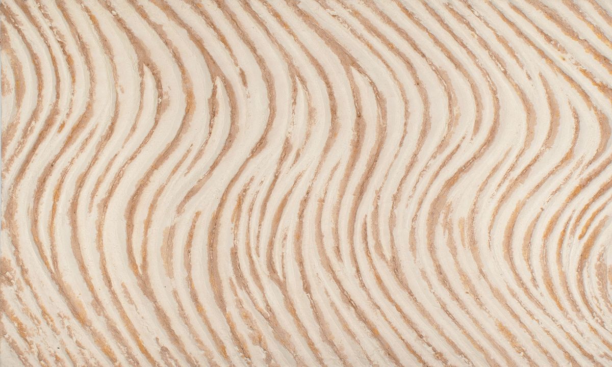 Enhance A Fire 36" x 22" 2-Piece Wet Sand Heavy Mortar Wave Architectural Fiber Panels for Gas Fireplaces and Gas Log Conversions