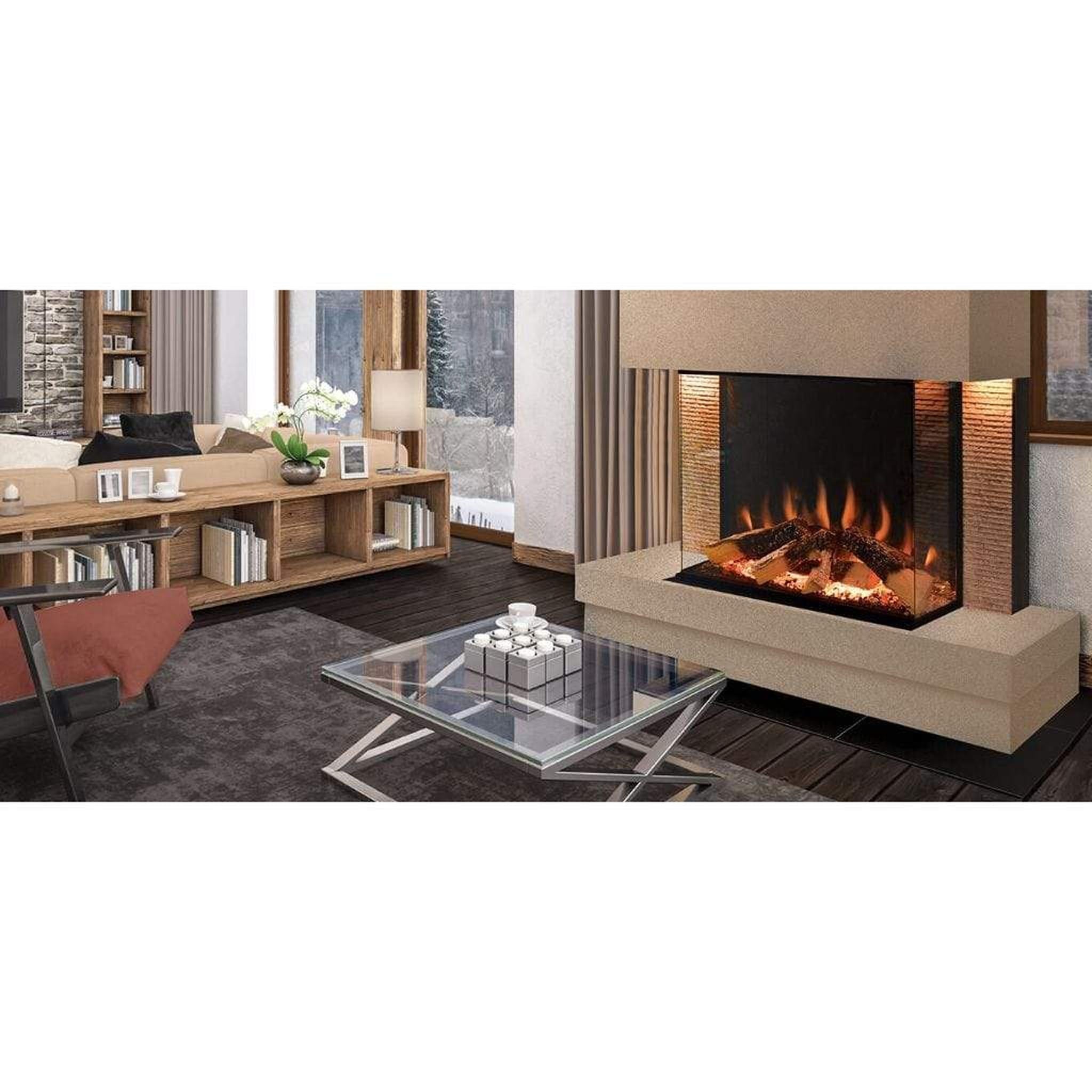 Evonic Fires 32 Tyrell 3-Sided Traditional Built-In Electric Fireplac – US  Fireplace Store