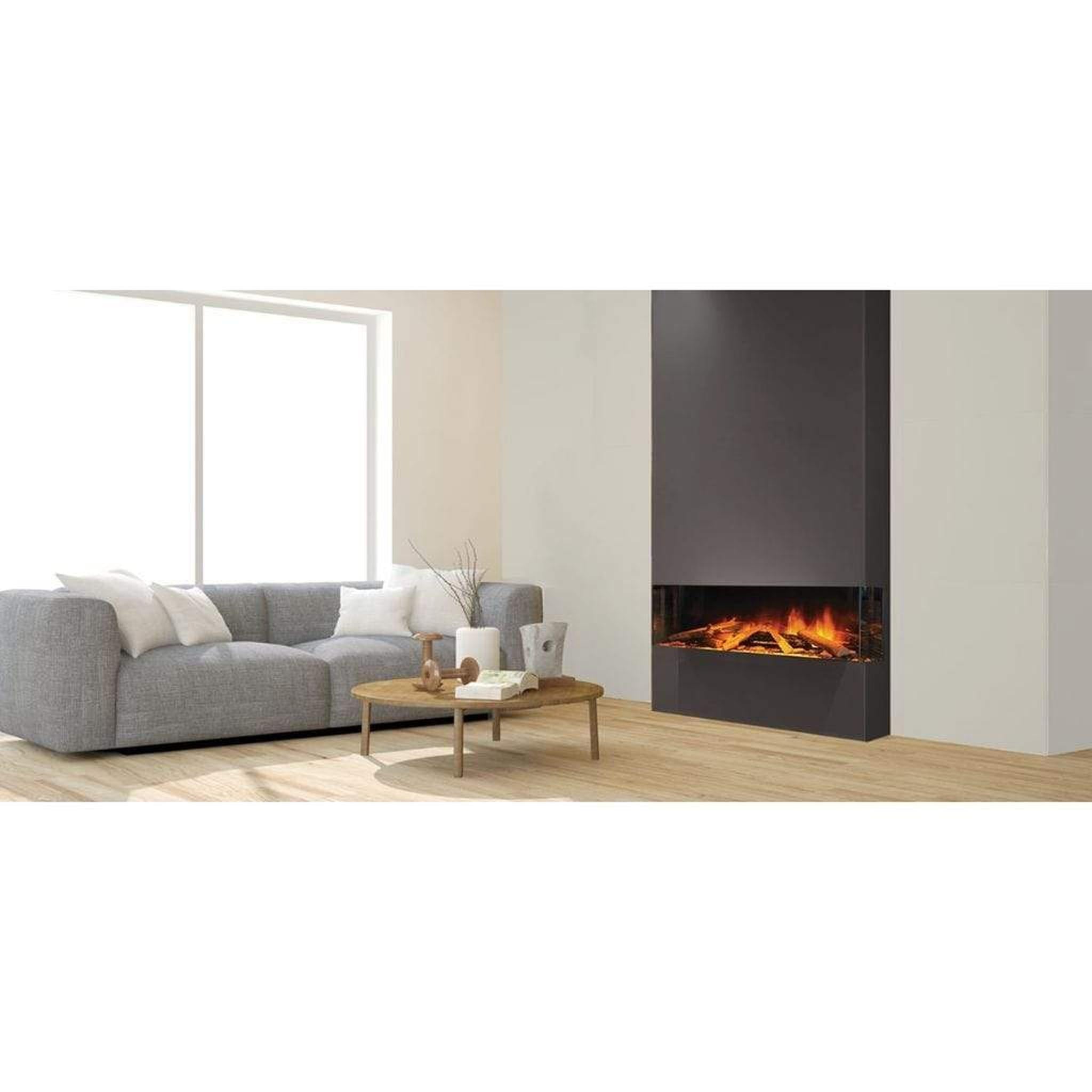 Evonic Fires 40 3-Sided E Series Built-In Electric Fireplace with Evo – US  Fireplace Store
