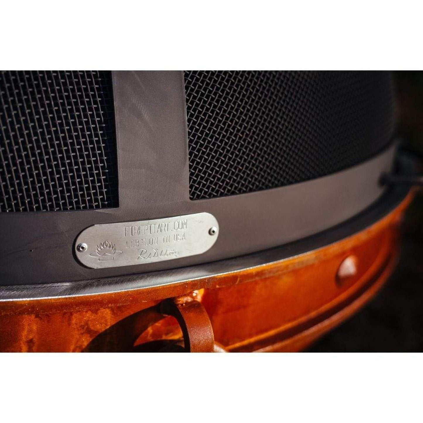 Fire Pit Art 36" Artisan Spark Guard