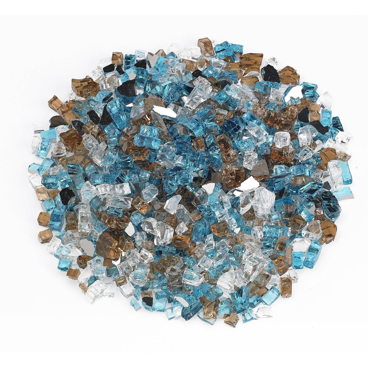 Fire by Design Pre-Mixed Collection 1/2" Bali Reflective Fire Glass - (10lb Bag)