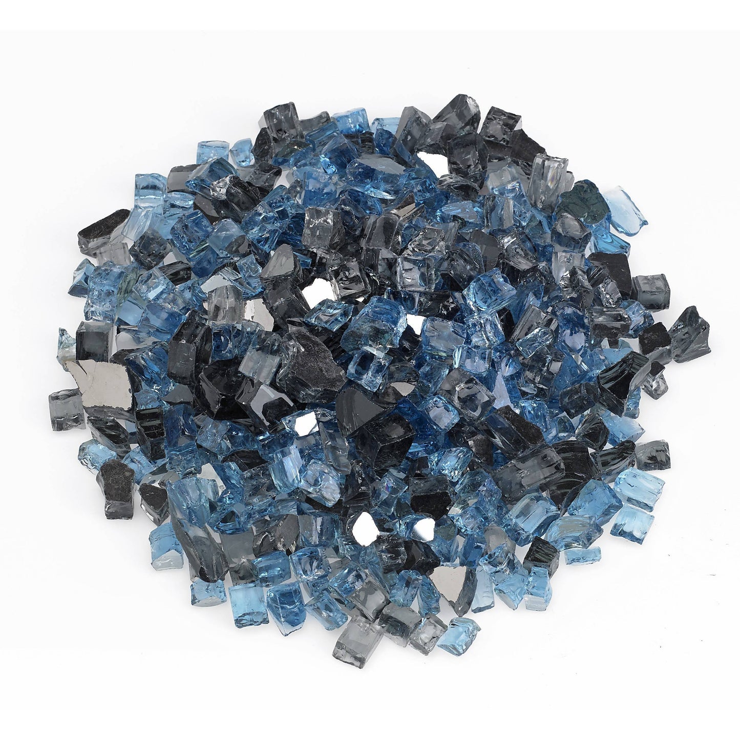 Fire by Design Pre-Mixed Collection 1/2" Maui Breeze Reflective Fire Glass - (10lb Bag)