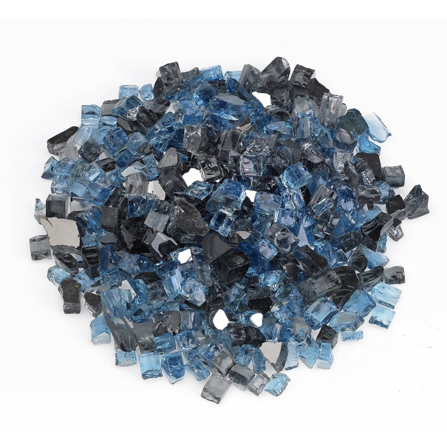 Fire by Design Pre-Mixed Collection 1/2" Maui Breeze Reflective Fire Glass - (10lb Bag)