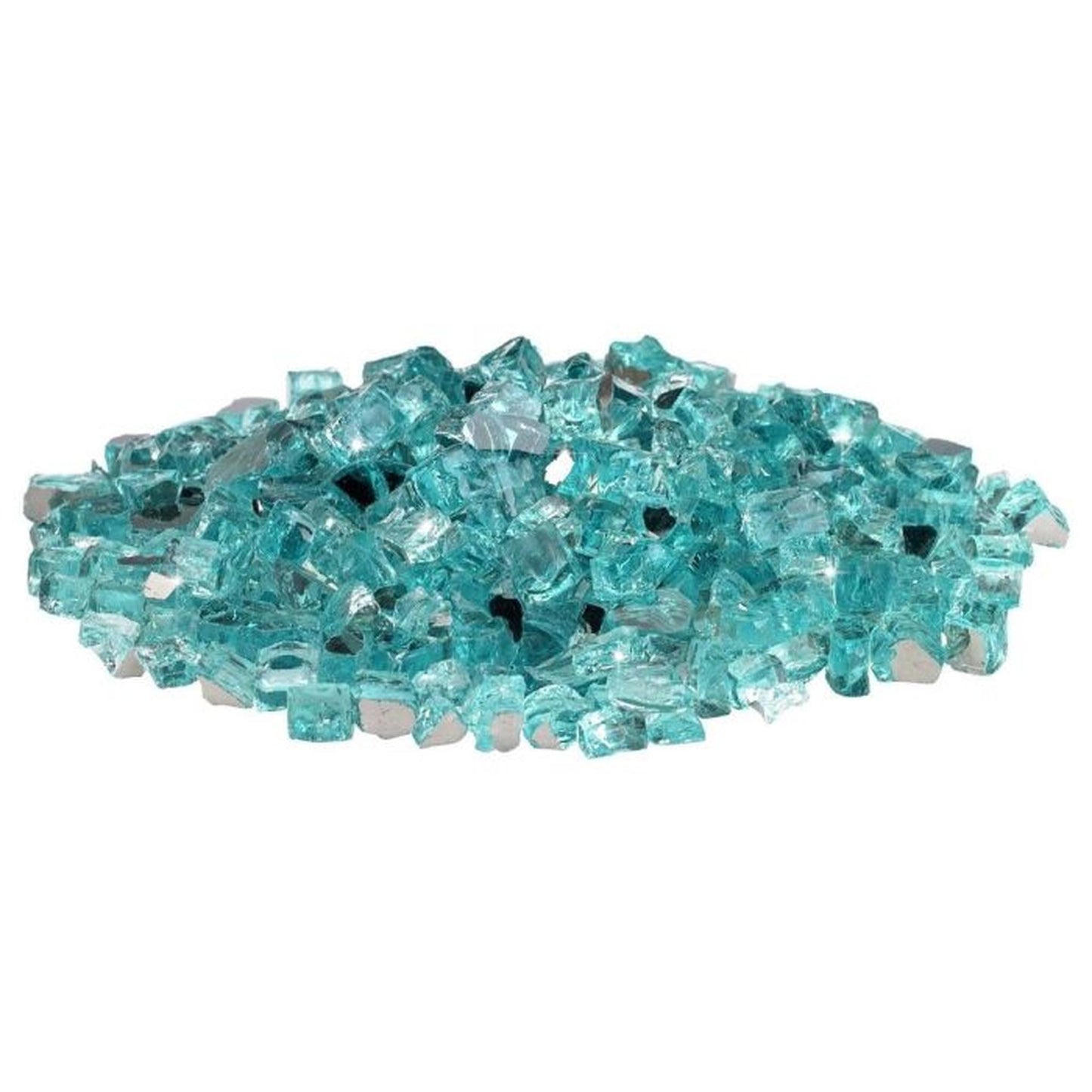 Fire by Design Reflective Collection 1/2" Azuria Reflective Fire Glass - (10lb Bag)