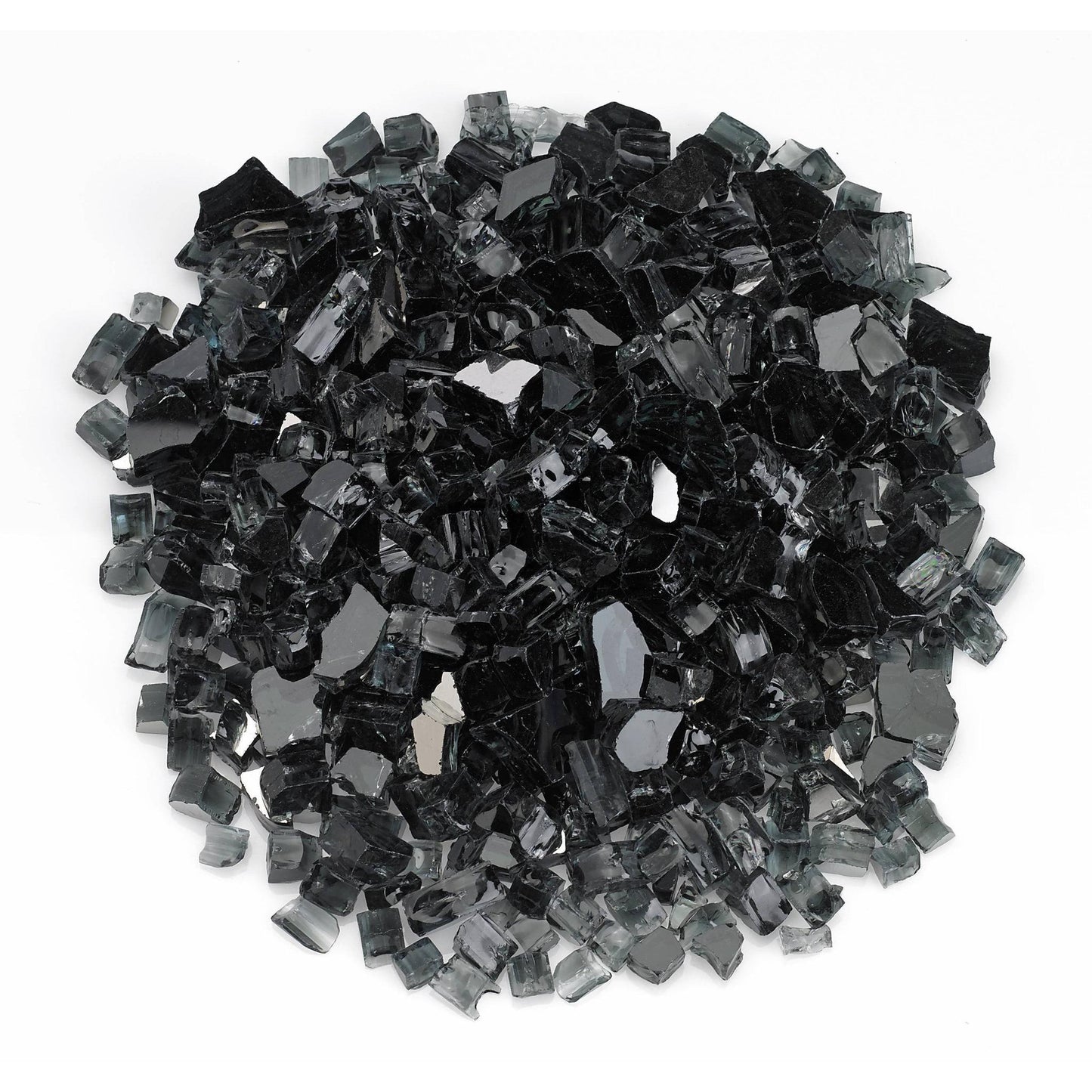 Fire by Design Reflective Collection 1/2" Black Reflective Fire Glass - (10lb Bag)