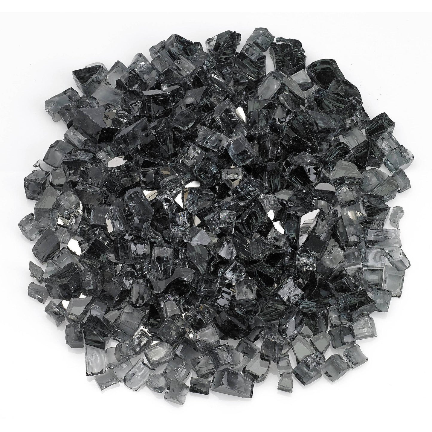 Fire by Design Reflective Collection 1/2" Gray Reflective Fire Glass - (10lb Bag)