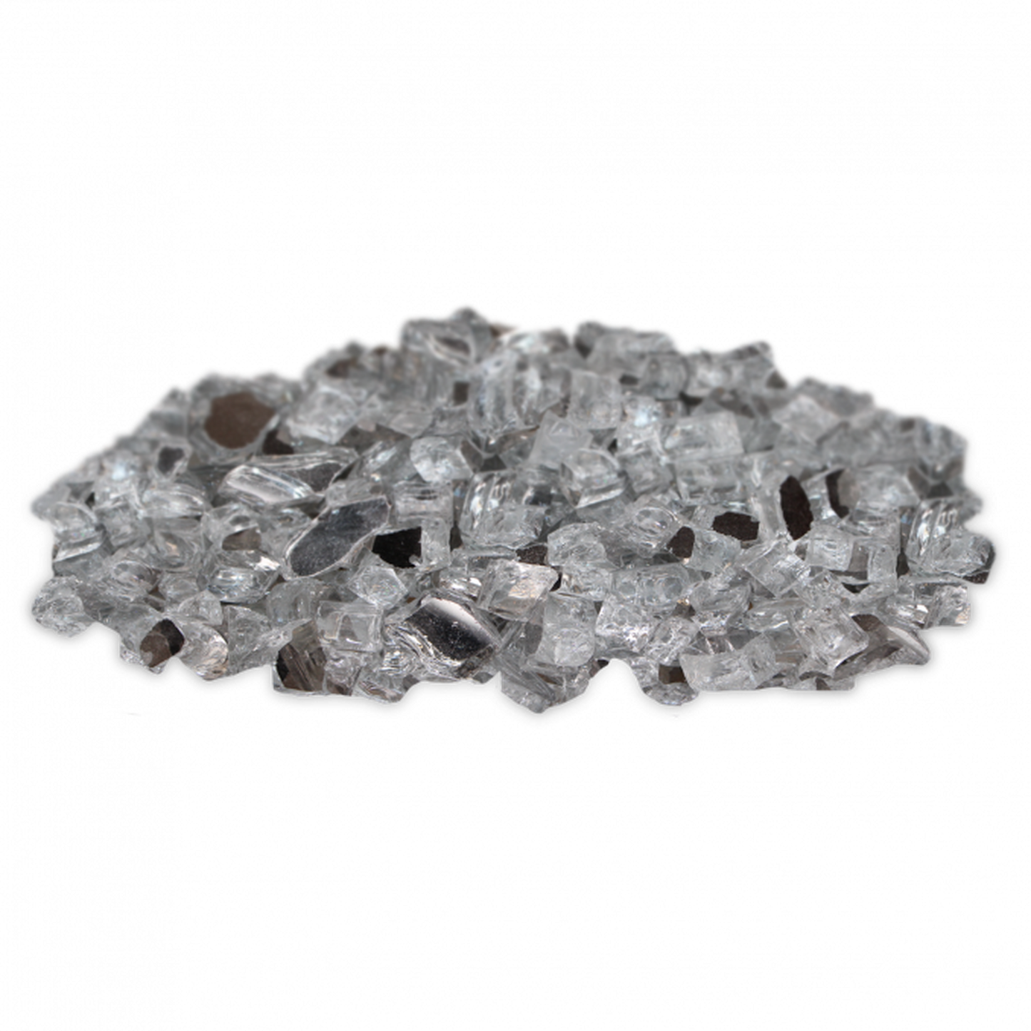 Firegear 10 Lbs. Silver Large Reflective Fire Glass