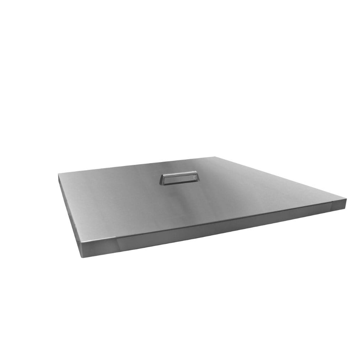 Firegear 28" Square Stainless Steel Fire Pit Lid With Handle for 26" Square Drop-In Pan