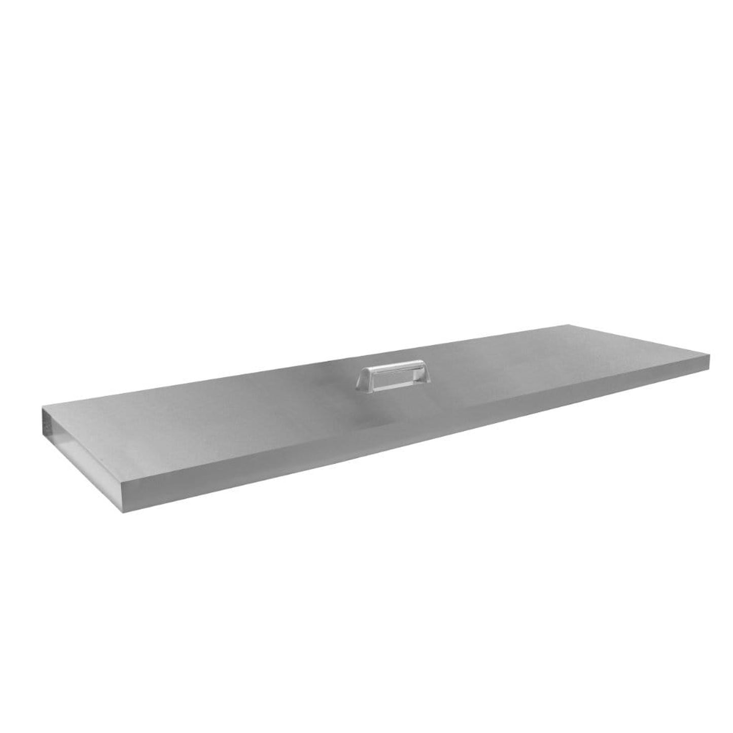 Firegear 45" Stainless Steel Fire Pit Lid With Handle for 42" x 14" Linear Pan