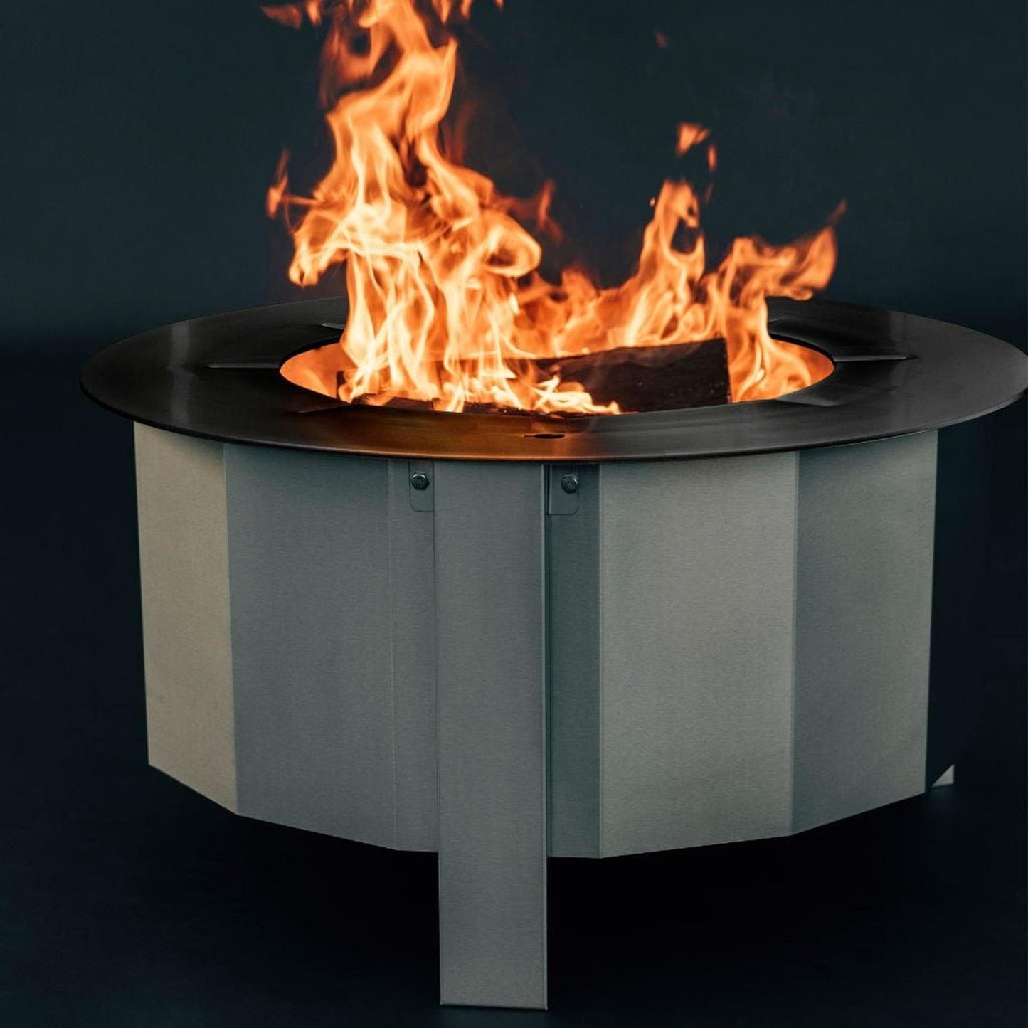 Firegear Lume 21" Multisided Smoke-Less Wood Burning Fire Pit With Sear Cooking Surface