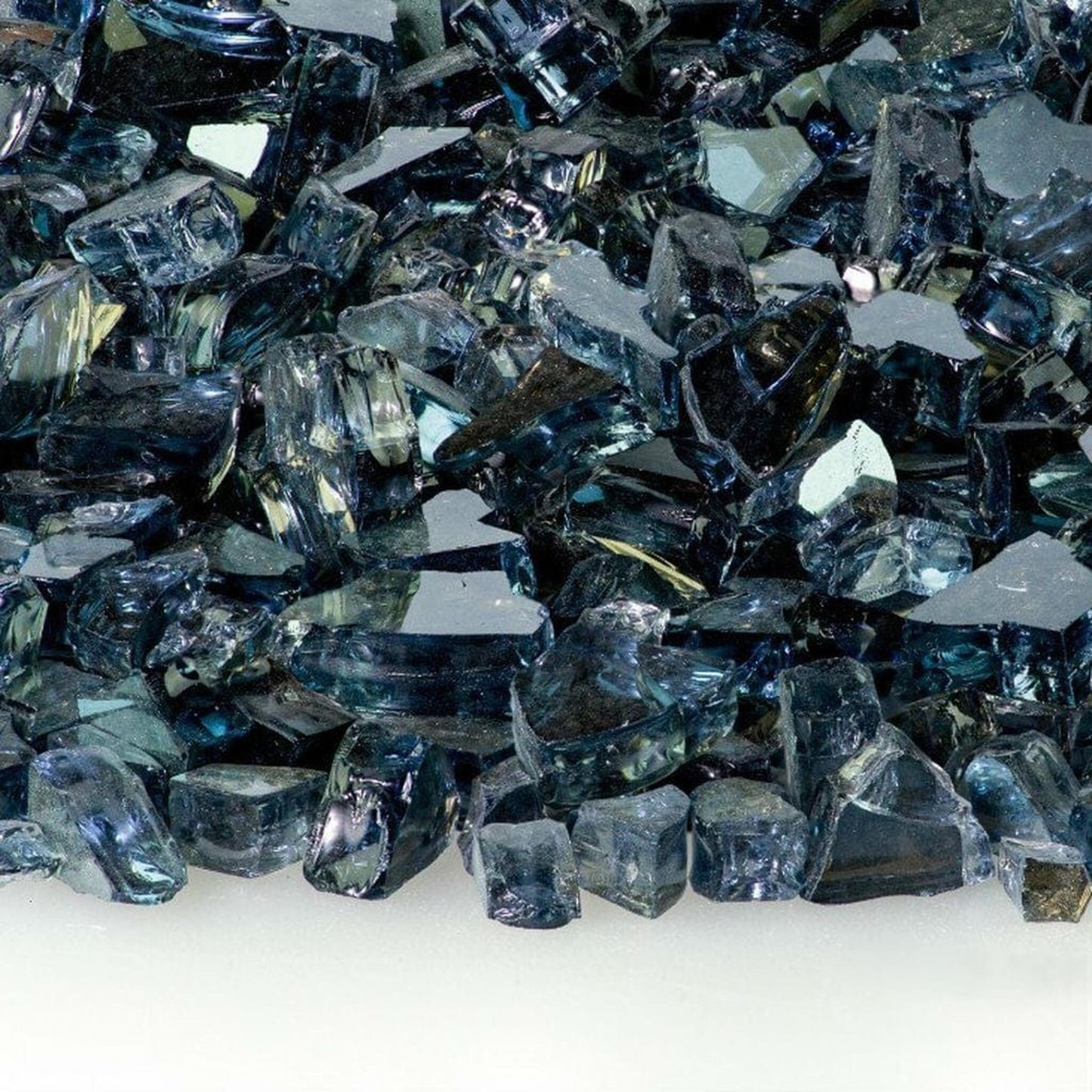 10 lbs. 1/4" Gunmetal Reflective Fire Glass Media
