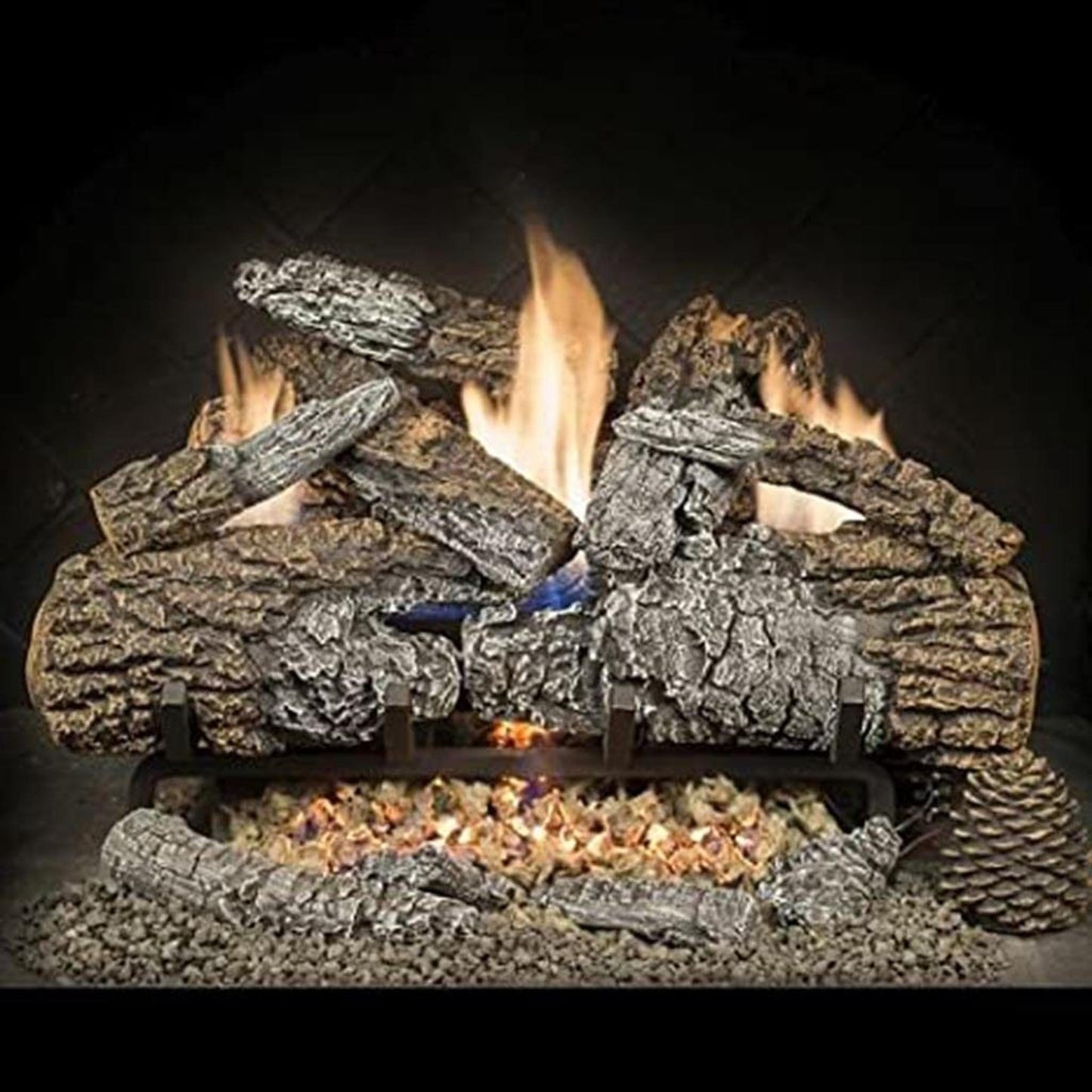 Fireside 18" XL Ridgewood Charred Vented/Vent-Free Gas Logs