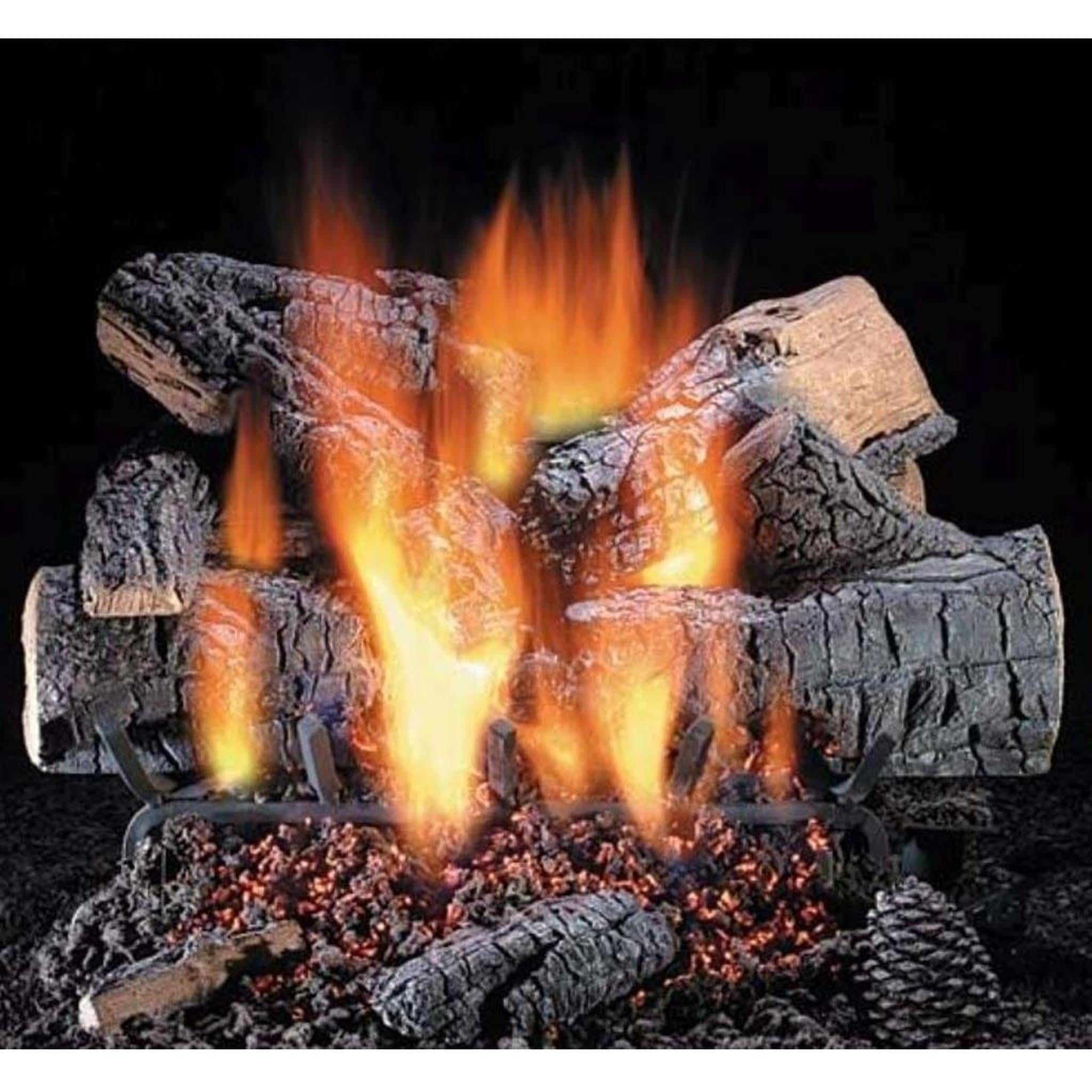 Fireside 30 Windsor Premium Oak Vented Gas Logs – US Fireplace Store