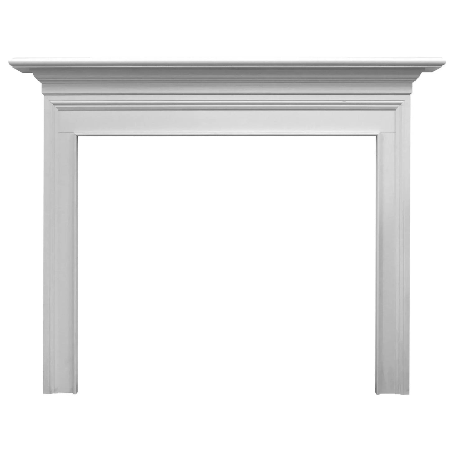 Fireside Furnishing Richland White Primed MDF Flush C Mantel