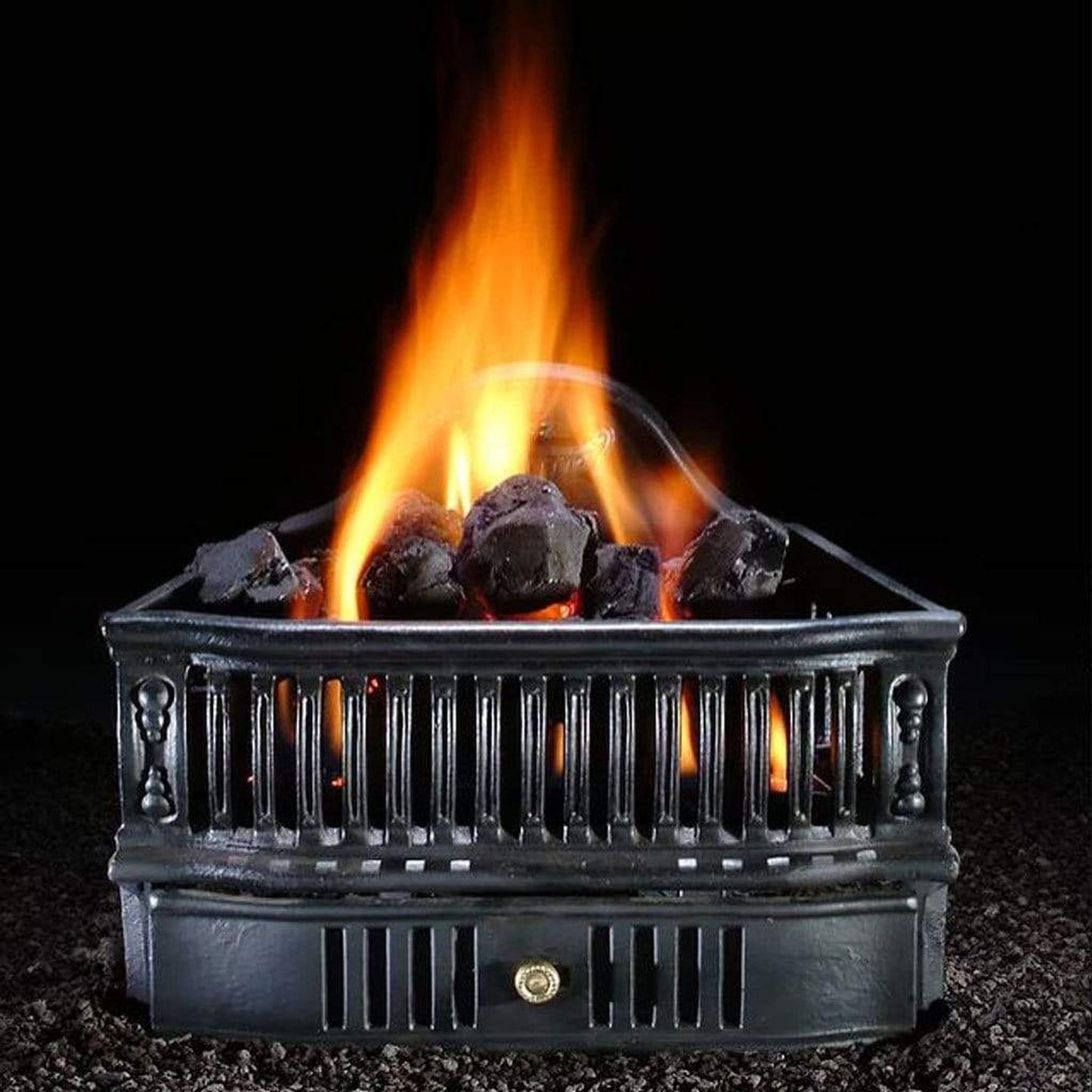 Fireside Olde World 19" Coal Propane Vented Basket With Convertible Pilot