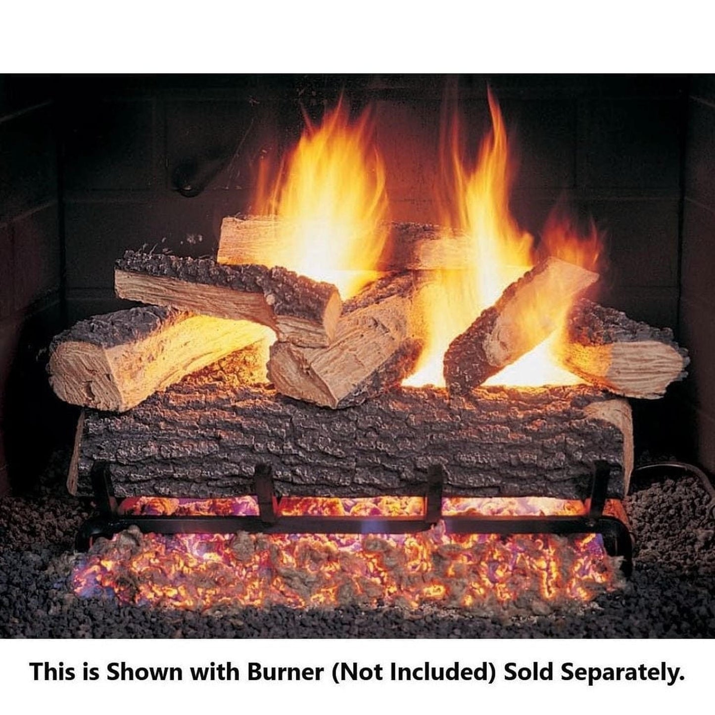 Golden Blount 21" Split Series Fresh-Cut See Through Vented Gas Log Set (Logs Only)