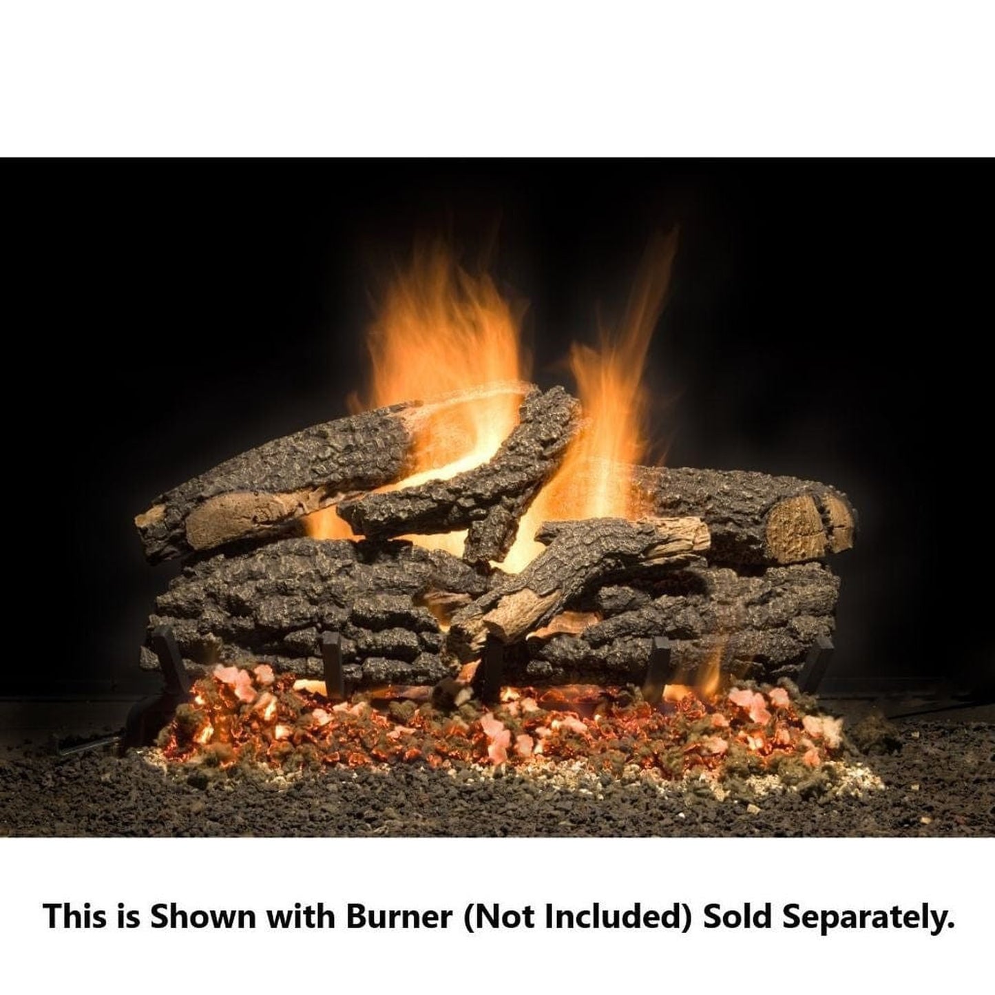 Golden Blount 24" Grand Bonfire See Through Vented Gas Log Set (Logs Only)