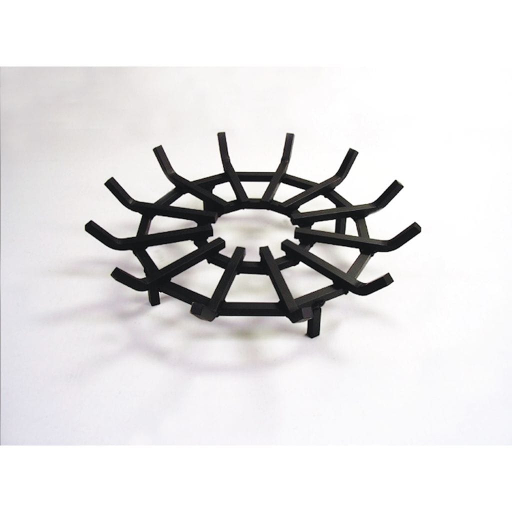 32 Inch Wrought Iron Log Grate Fireplace Inserts Fire Pit Round