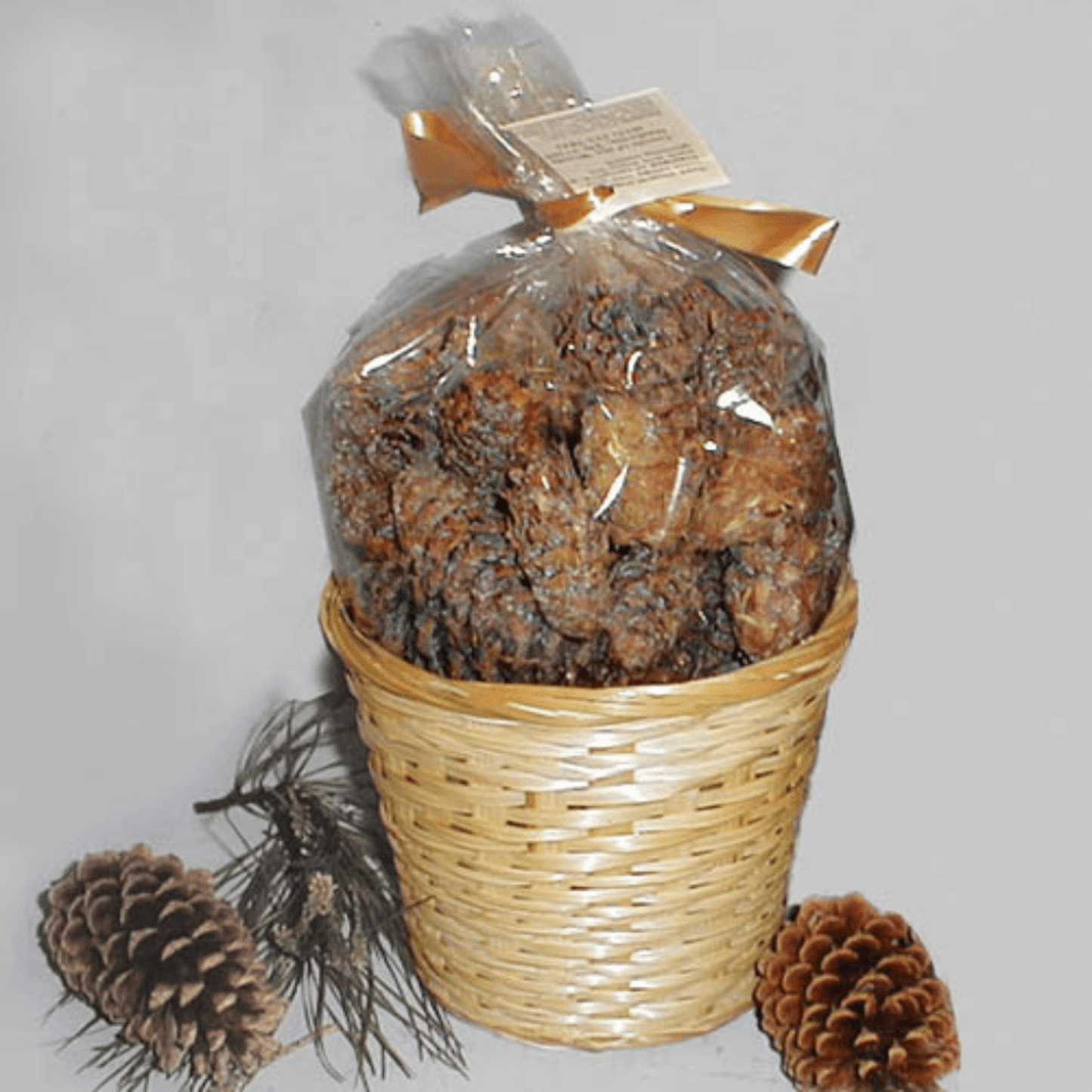 Goods of the Woods 1.75lbs Bamboo Basket Magic Color Cones for Wood Fires