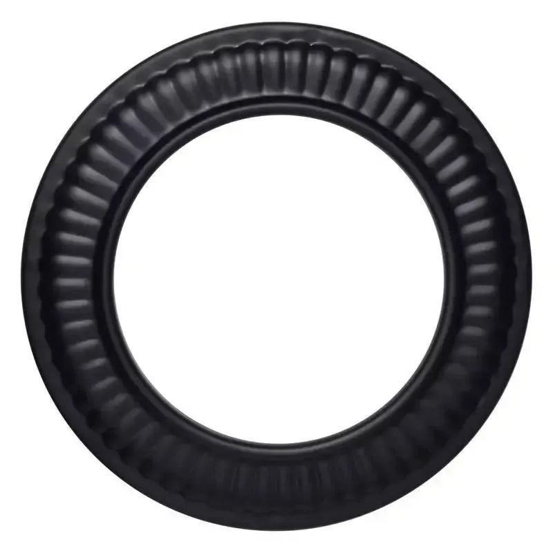 Gray Metal 6" Black 24-Gauge Single Wall Stove Pipe Collar (BM0094)