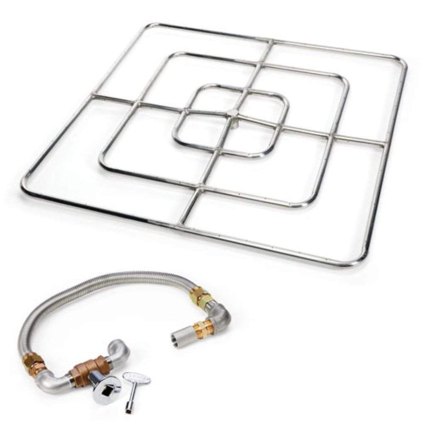 HPC 48" Square Burner Fire Pit Kit
