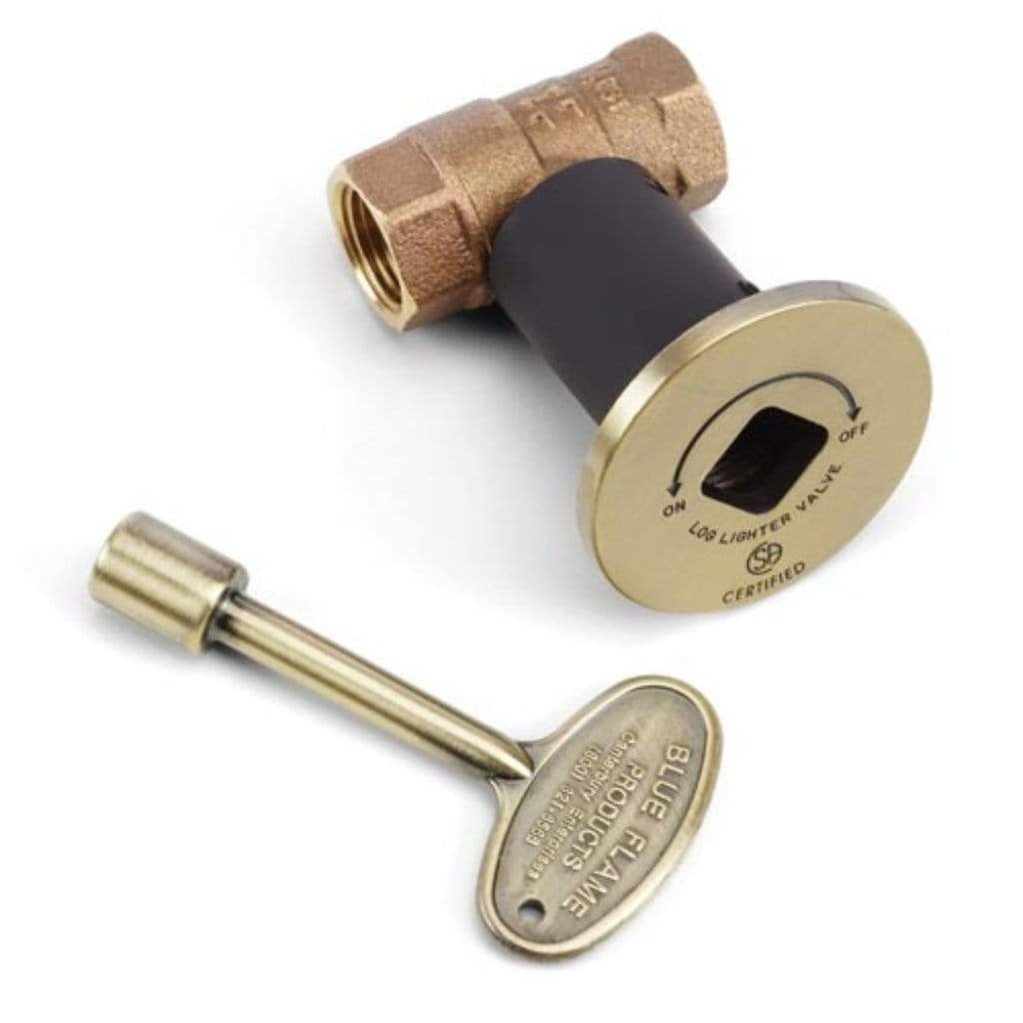 HPC Antique Brass Flange/Key