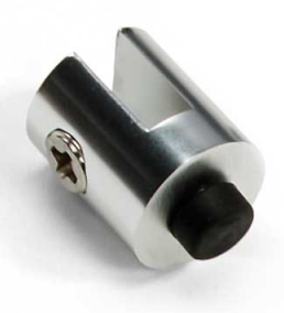 HPC Replacement Extension Glass Support w/ Rubber Foot