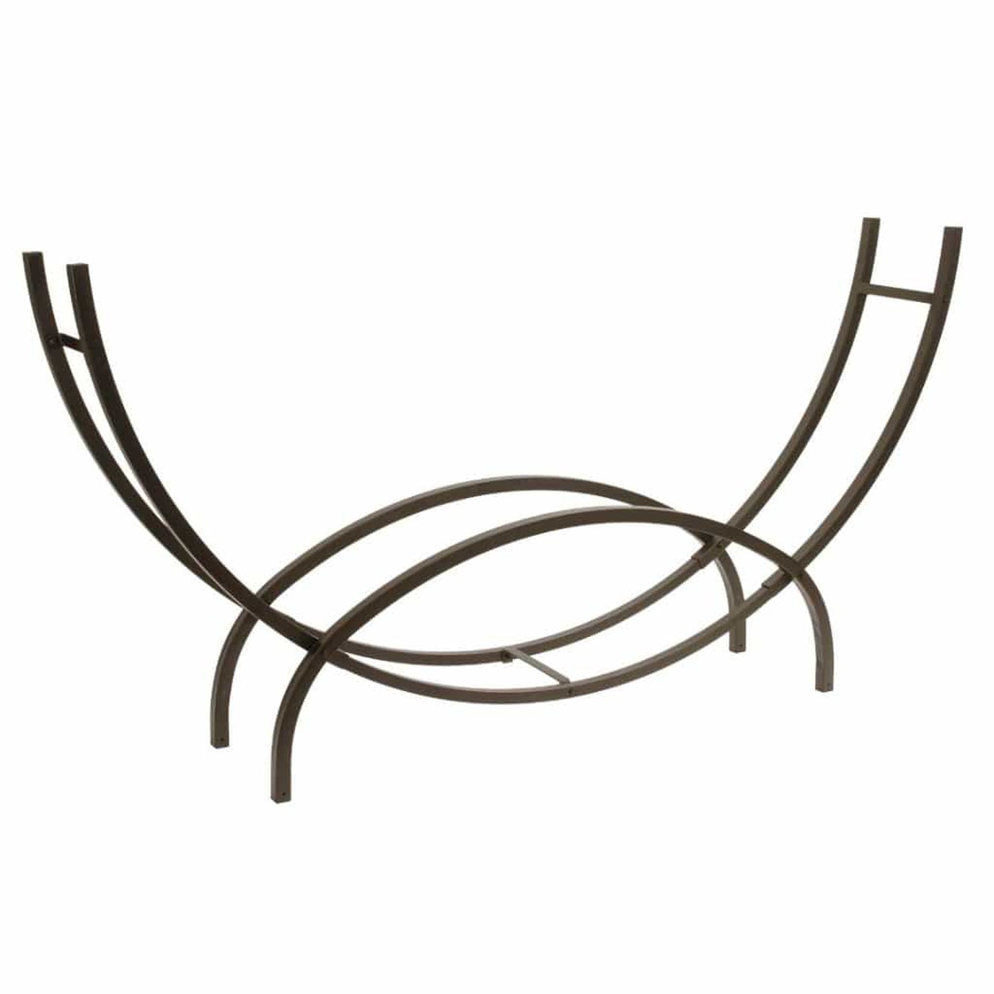 HY-C Extra Large Black Painted Crescent Log Rack