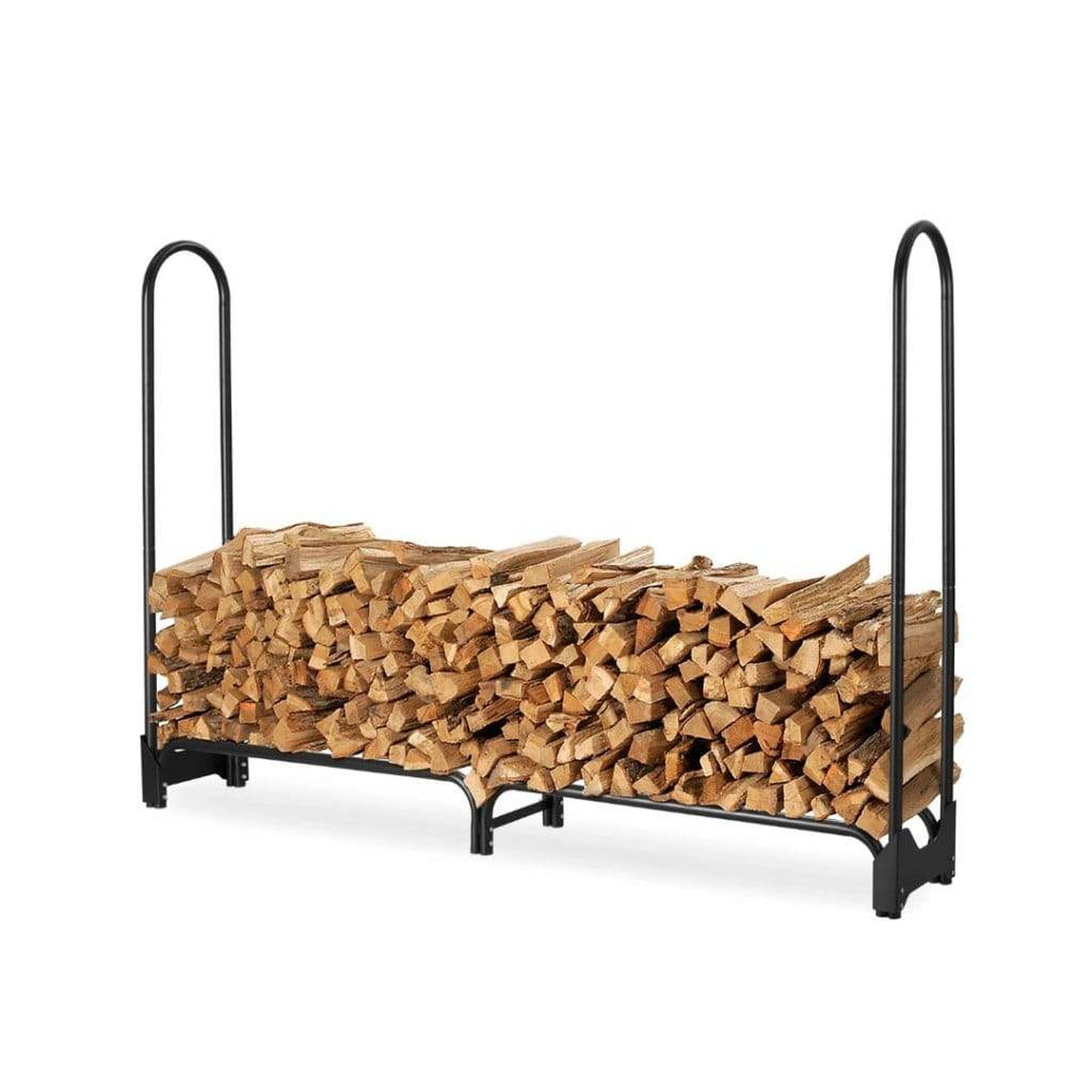 HY-C Extra Large Tall Black Painted Tubular Steel Deluxe Log Racks