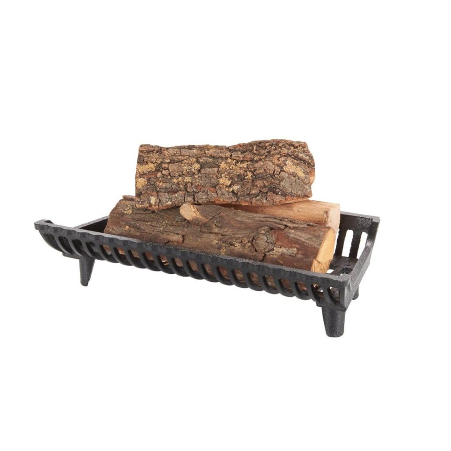 HY-C Liberty Foundry Franklin G Series 22" Cast Iron Grate with 4" Cast-On Legs