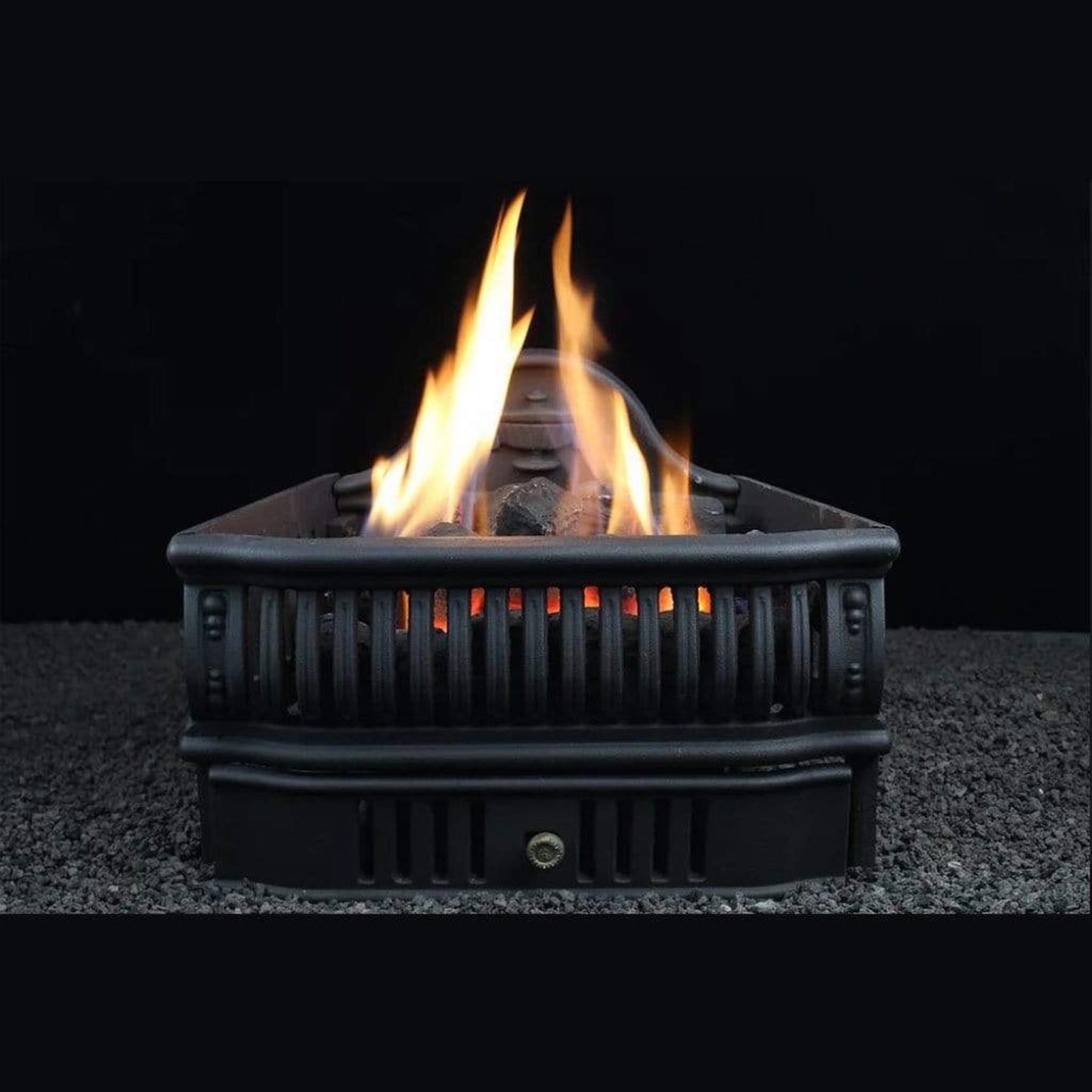 Hargrove Olde World 19" Vent-Free Propane Coal Basket With Millivolt Valve