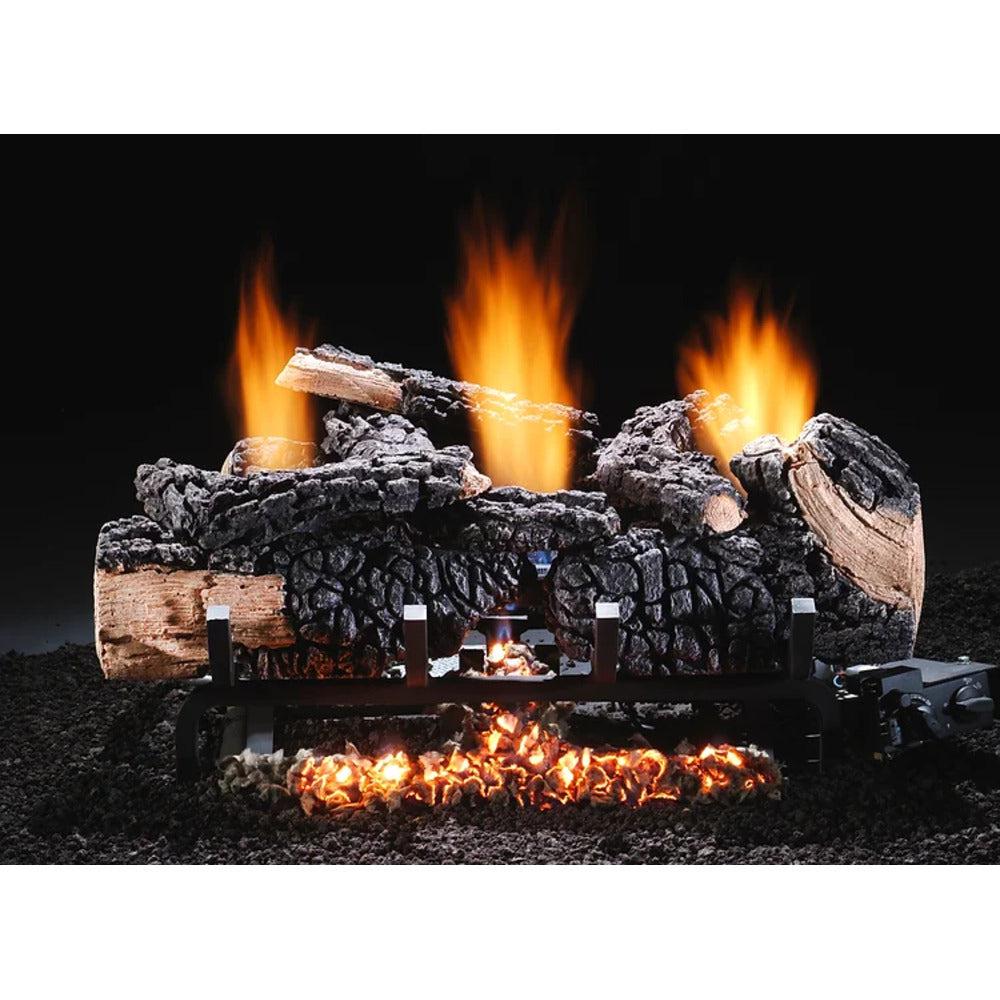 Hargrove 24" Cumberland Vent Free Propane Gas Log Set With Variable Valve & Remote Control