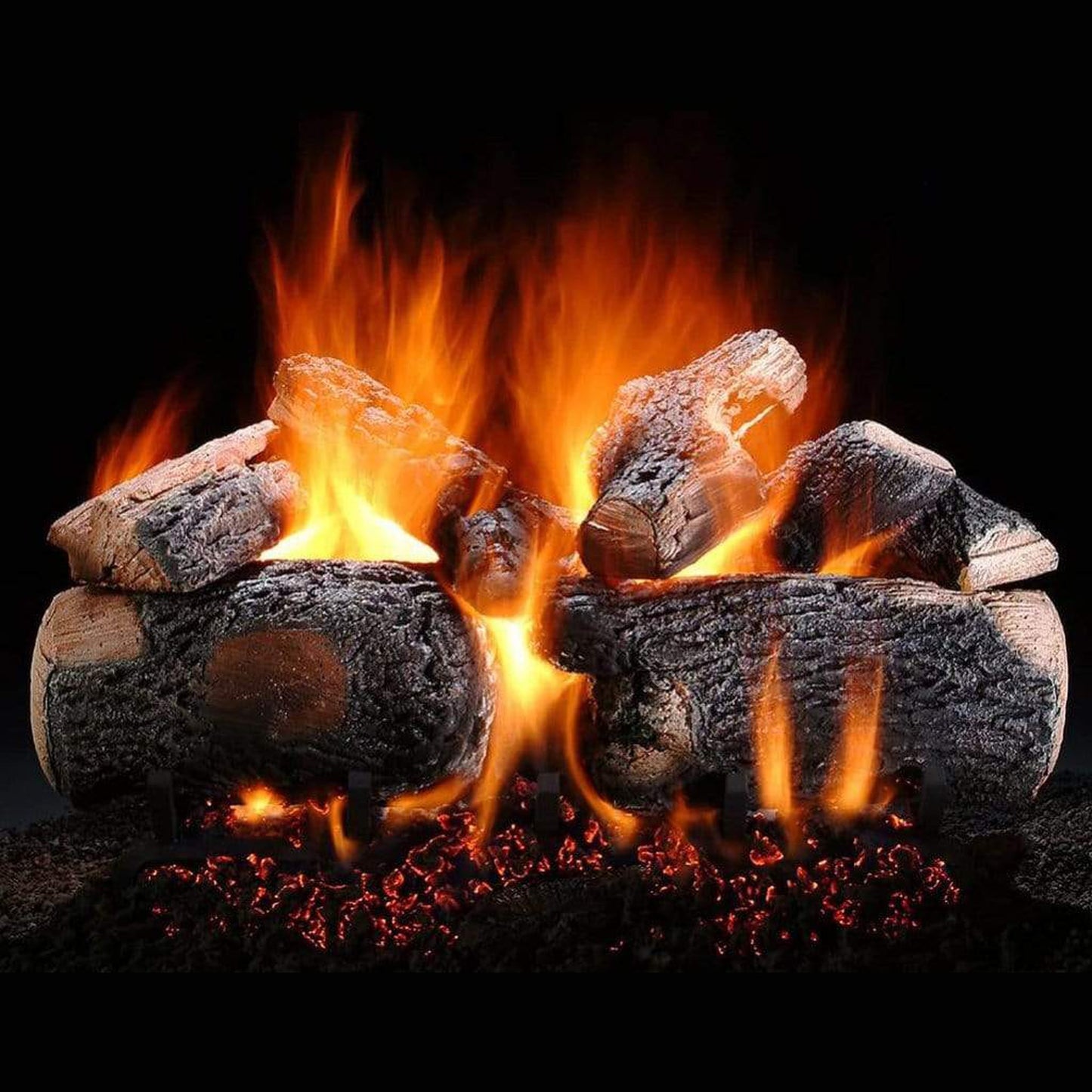 Hargrove Charred Series 42" Supreme Ponderosa See-Thru Vented Gas Log