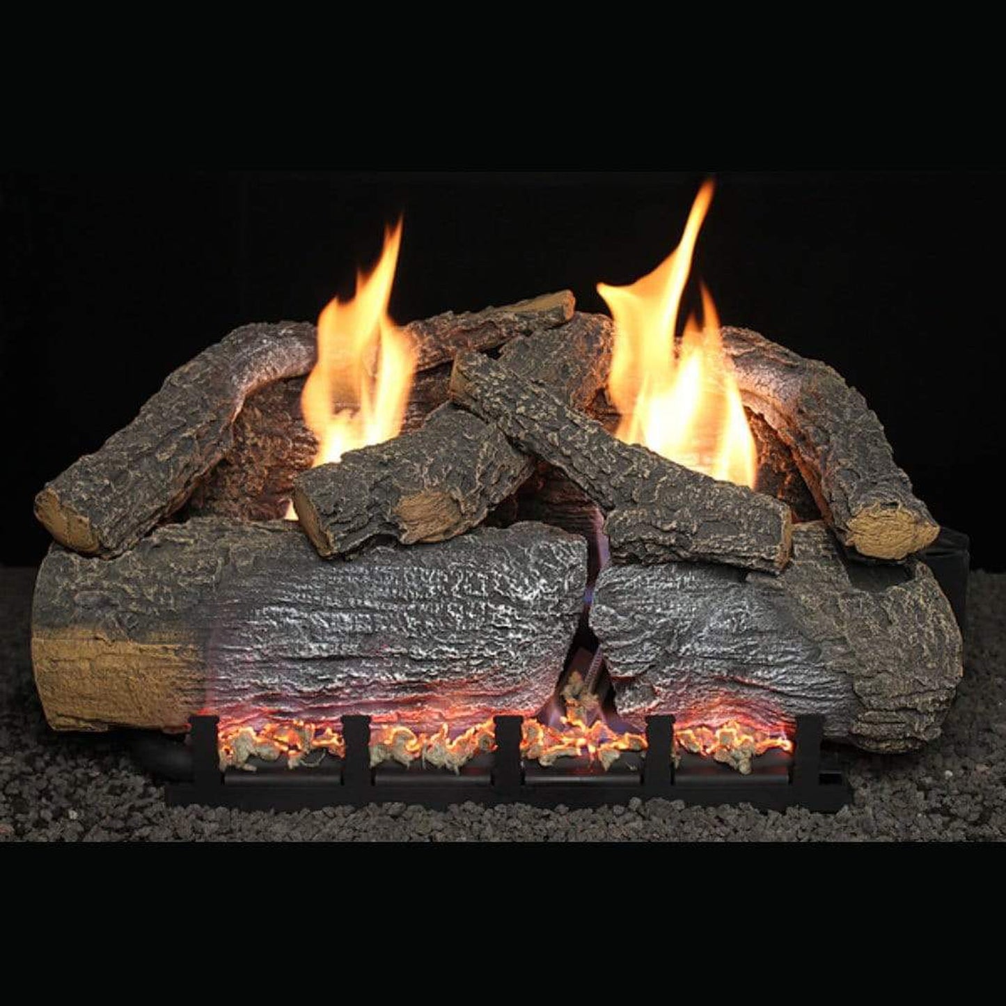 Hargrove 18" Frontier Blaze Vent-Free Natural Gas Log Set With Variable Flame Valve