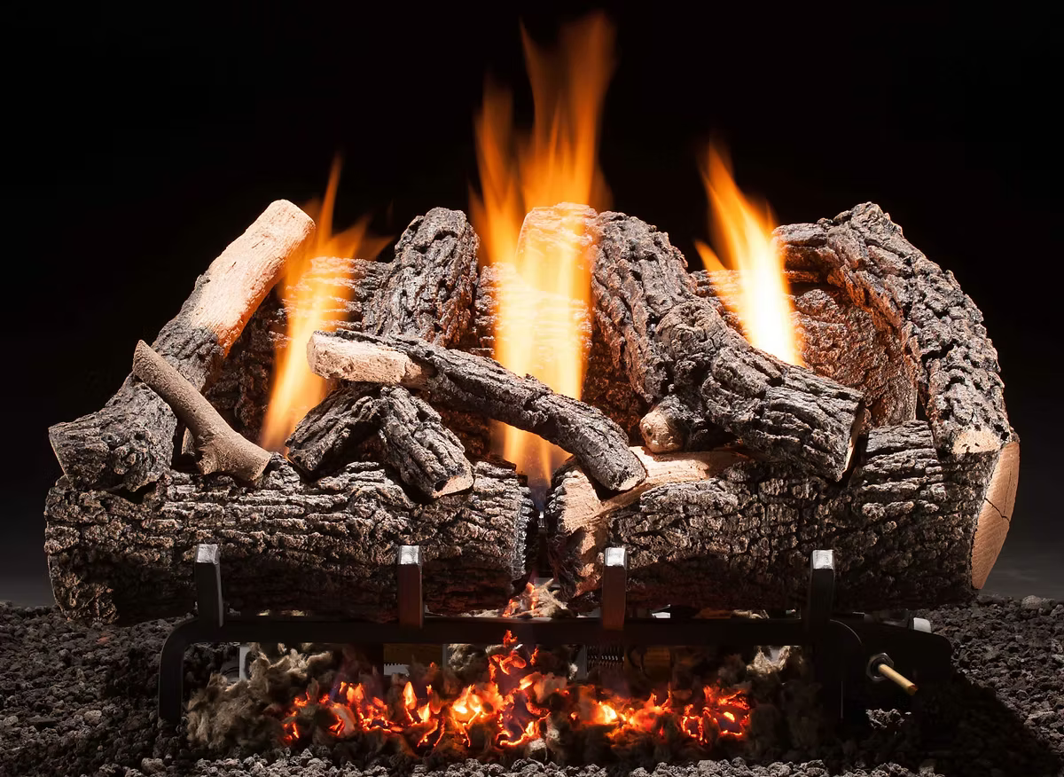 Hargrove Ember Glow 24" Heritage Char Vent Free Gas Logs
